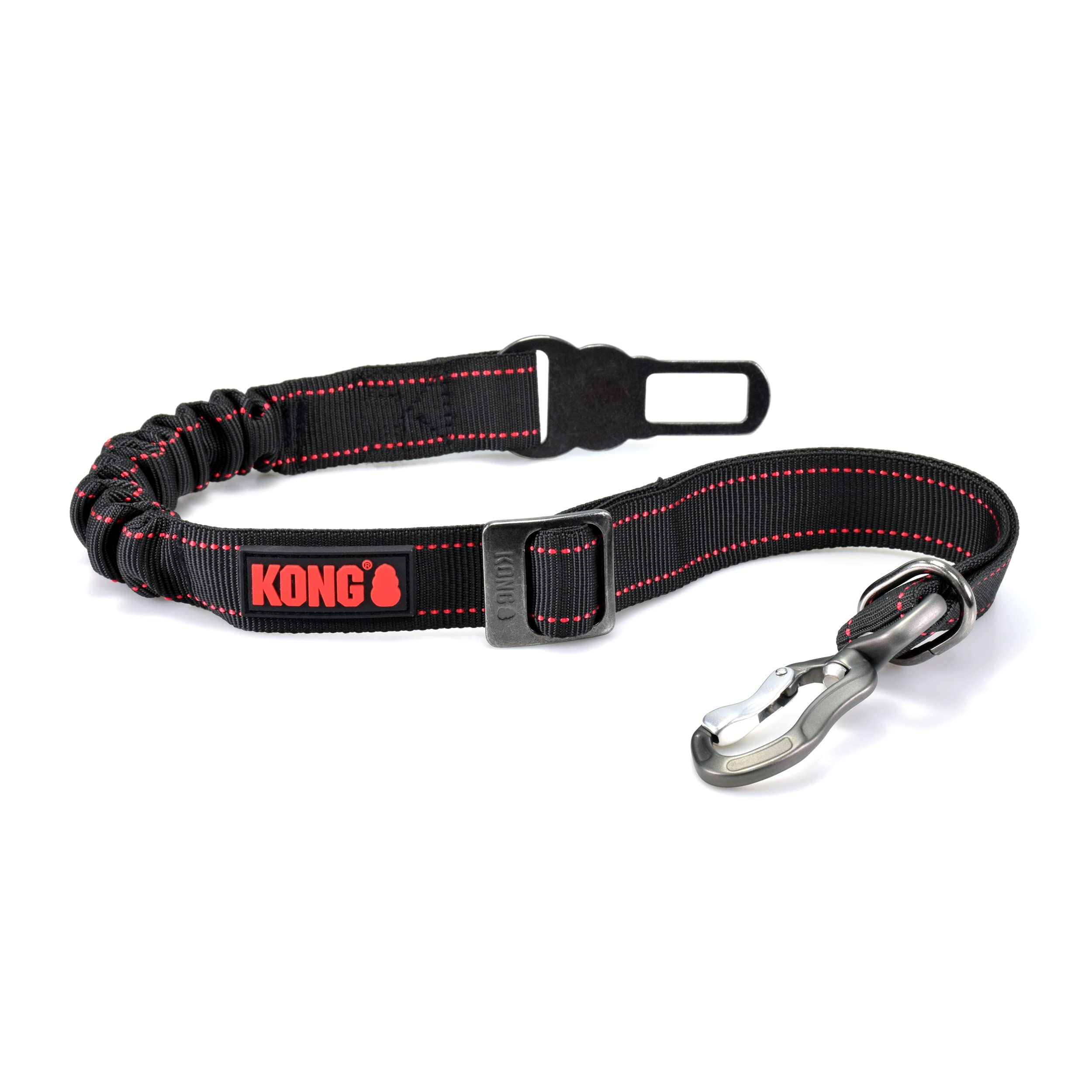 Kong Deluxe Swivel Tether,Black/Red Extra Large