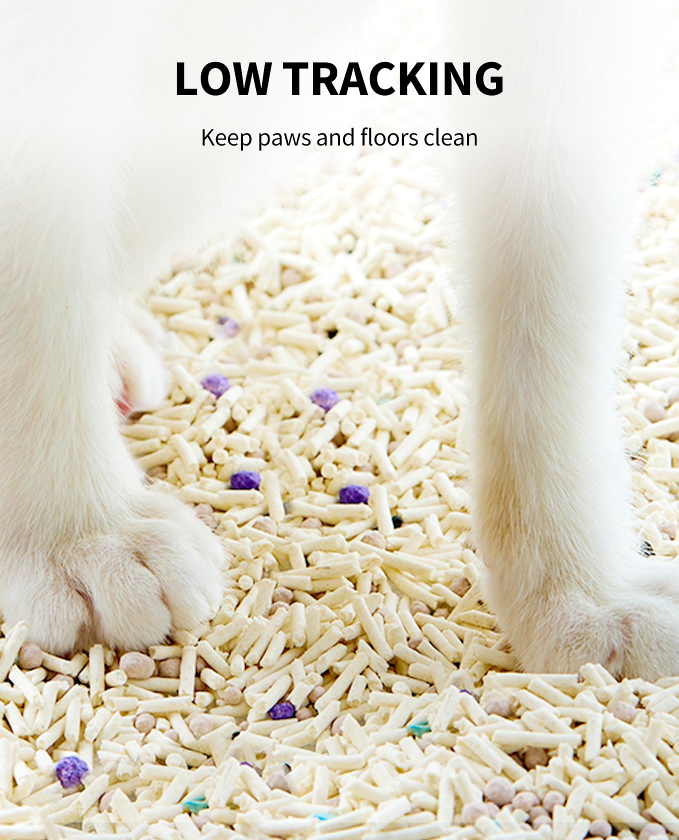 Petkit Upgraded Clump+ Tofu Mixed Cat Litter, Stronger Odor Control,Ultra Absorbent And Rapid Clumping, 100% Natural Ingredients