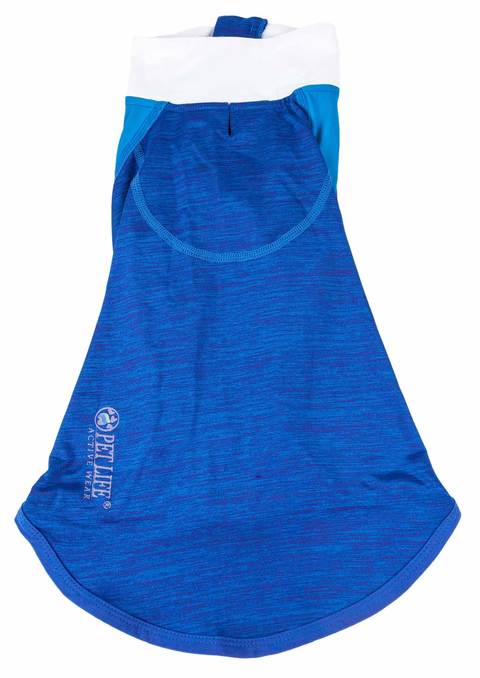 Pet Life Active 'Chewitt Wagassy' 4-Way Stretch Performance Long Sleeve Dog T-Shirt(D0102H70Z4G.)