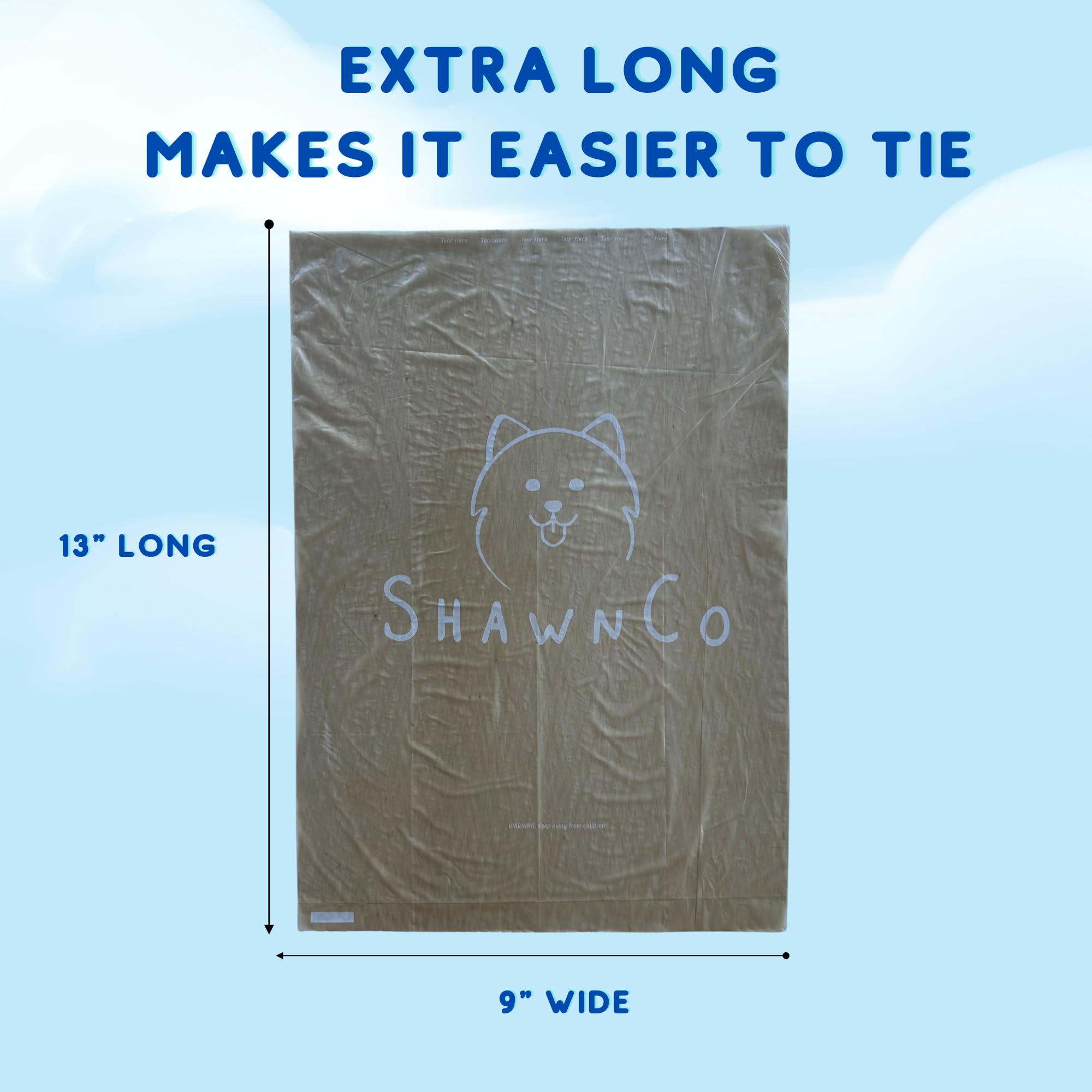 Shawnco Dream Bag'S- Heavy Duty Dog Poop Bags, Extra Thick And Leak Proof Unscented Waste Bags For Small, Medium And Large Dogs