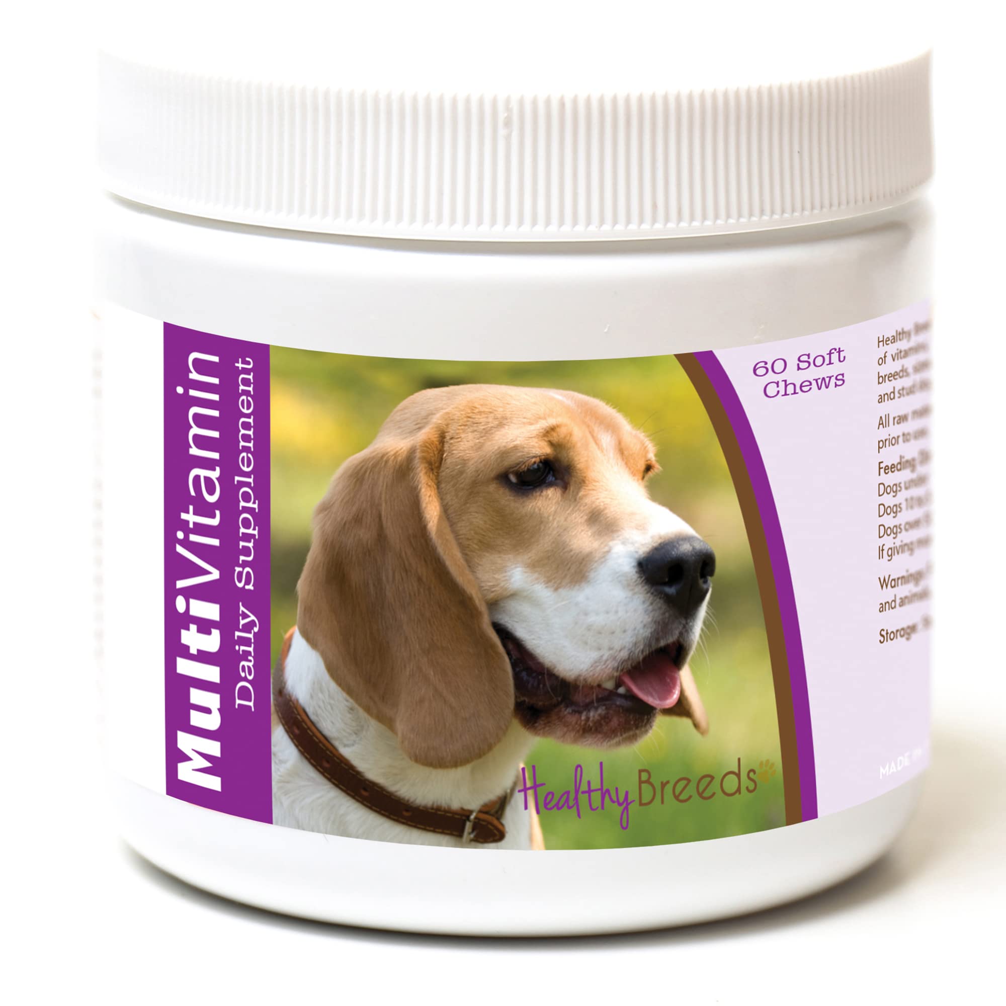 Healthy Breeds Beagle Multi-Vitamin Soft Chews 60 Count