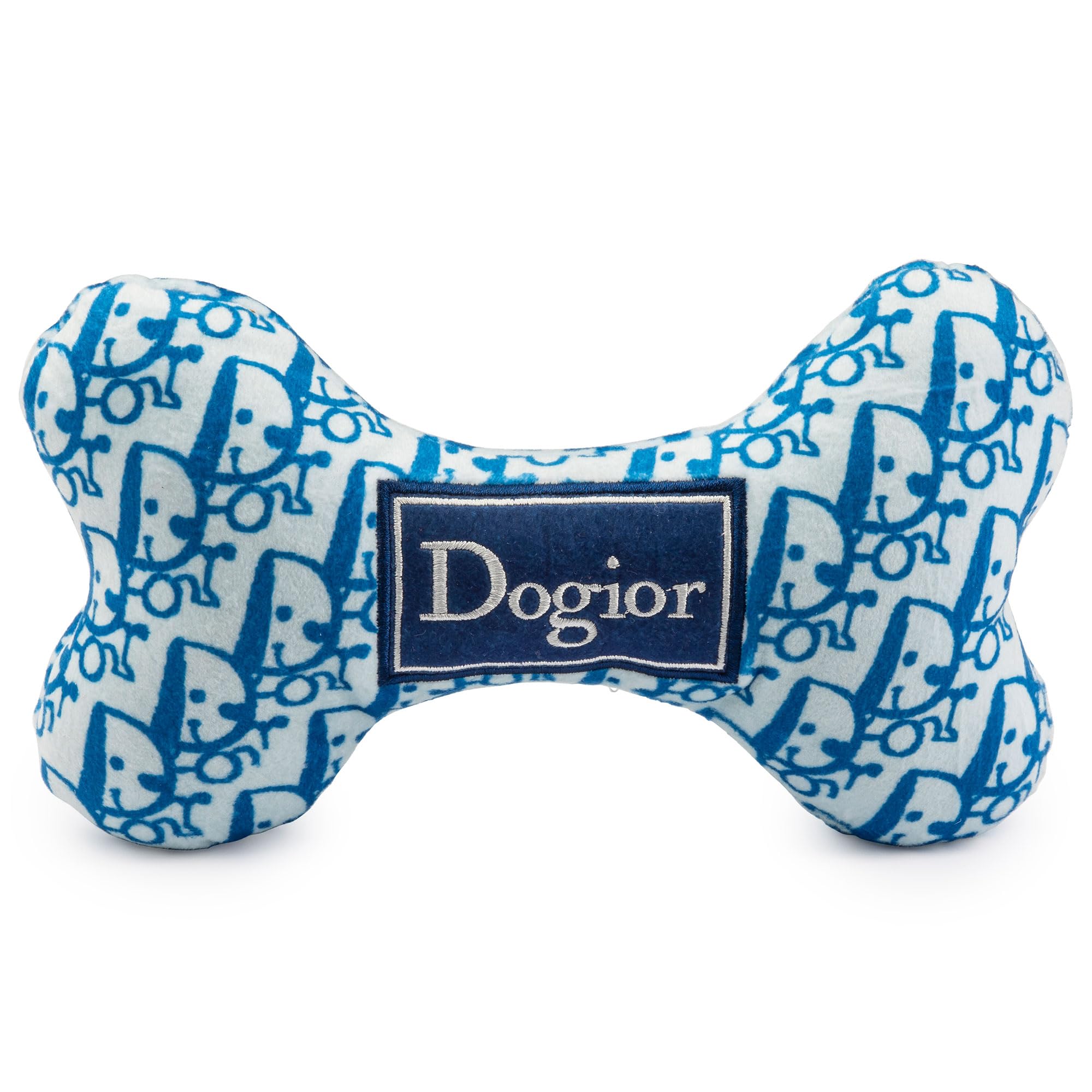 Haute Diggity Dog Dogior Bone, Plush Designer Dog Toys With Interactive Squeaker, Stimulating Pet Enrichment, Machine-Washable &