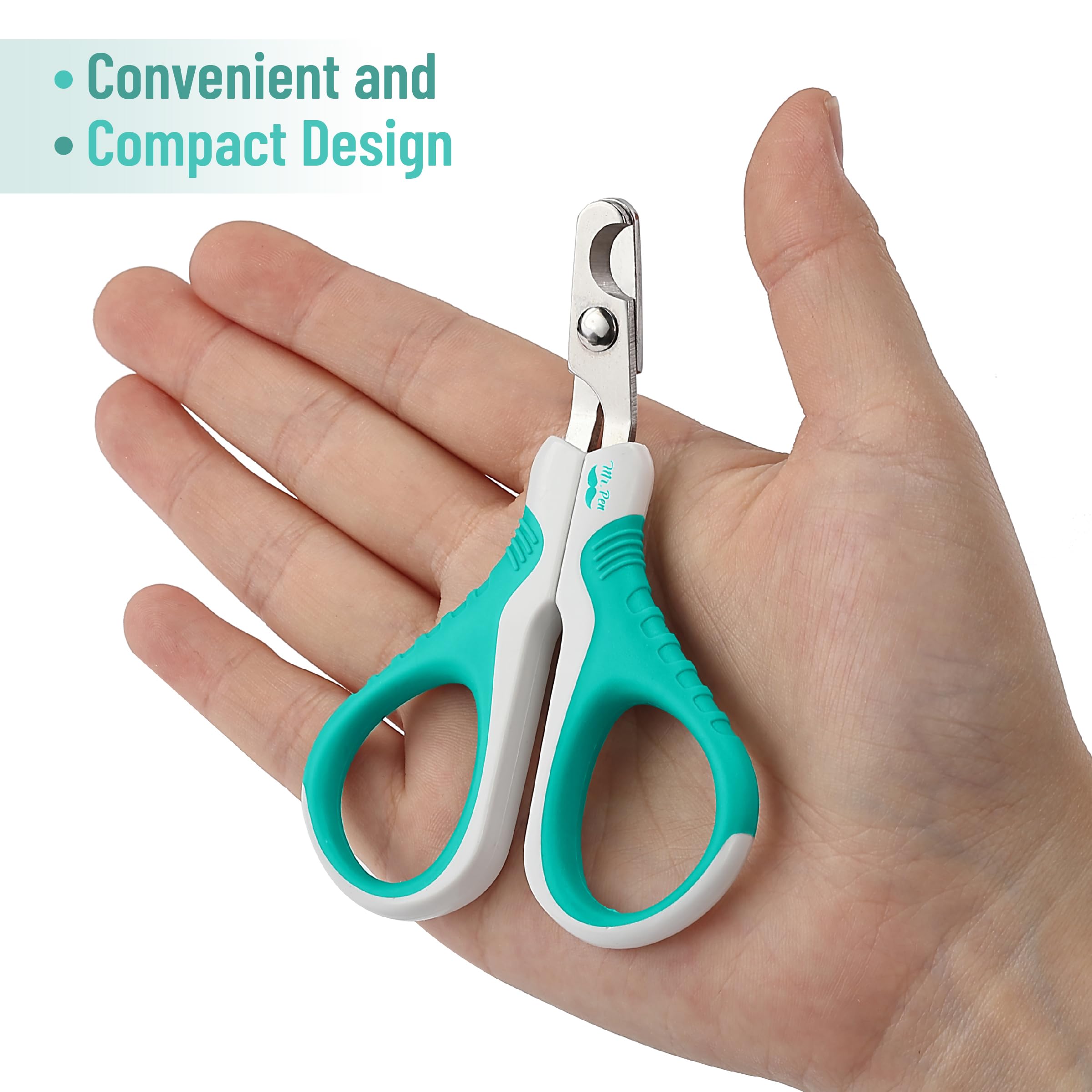 Mr. Pen Cat Nail Clipper, Sky Blue, Model EFXS001M411VC, Pet Nail Trimmer for Cats and Small Dogs