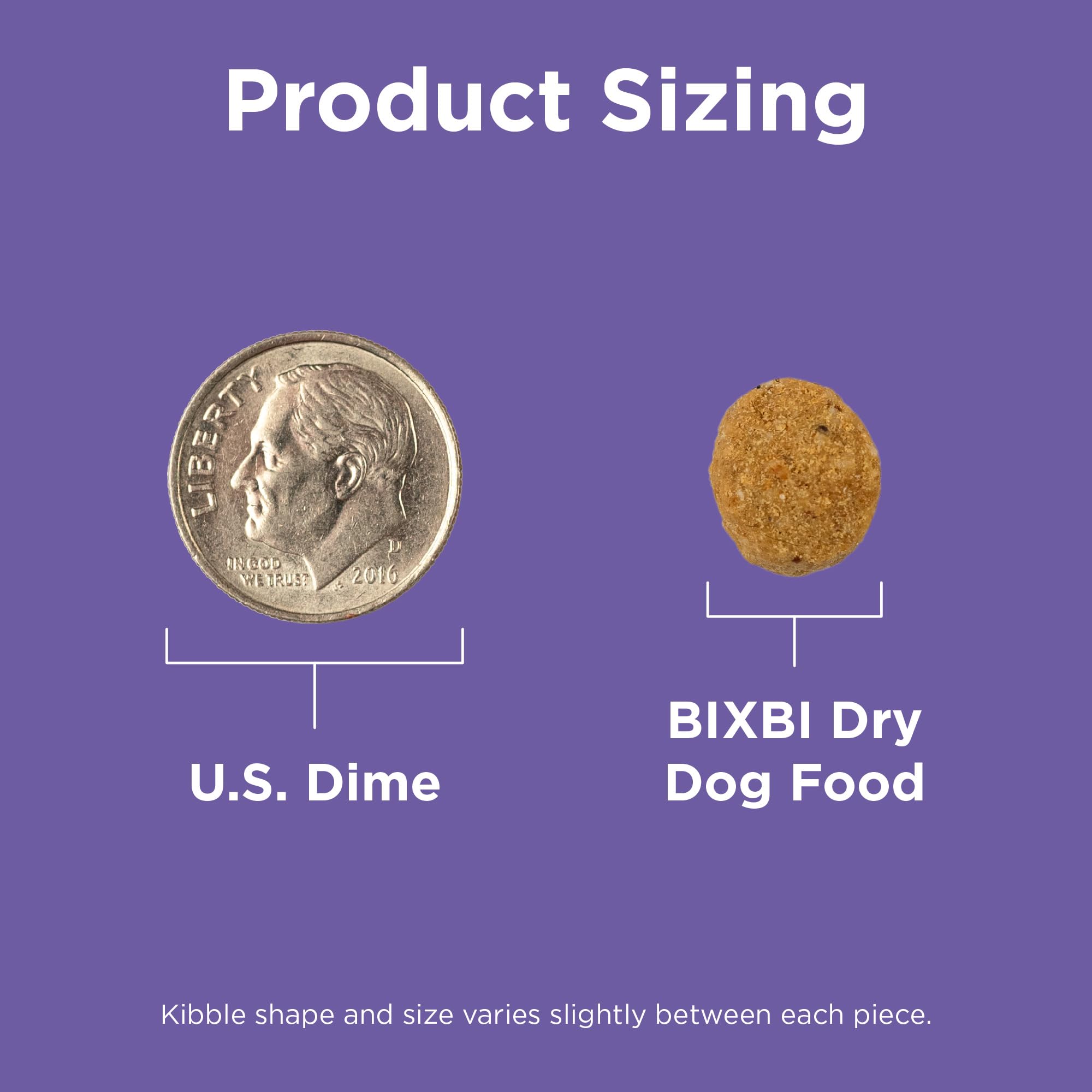 BIXBI Rawbble Dry Dog Food, Lamb, 4 lbs - USA Made with Fresh Meat - No Meat Meal & No Corn, Soy or Wheat - Freeze Dried Raw Coa