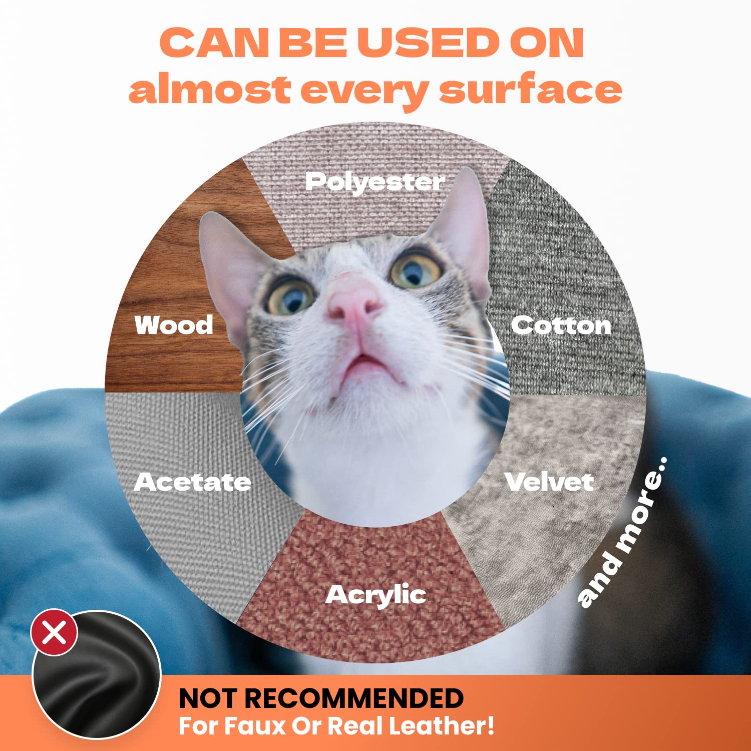 Katsupreme Cat Scratch Couch Protector - 8Xl Sheets, Clear (Almost Invisible), Extra Durable, Easy To Customize, Residue-Free Fu