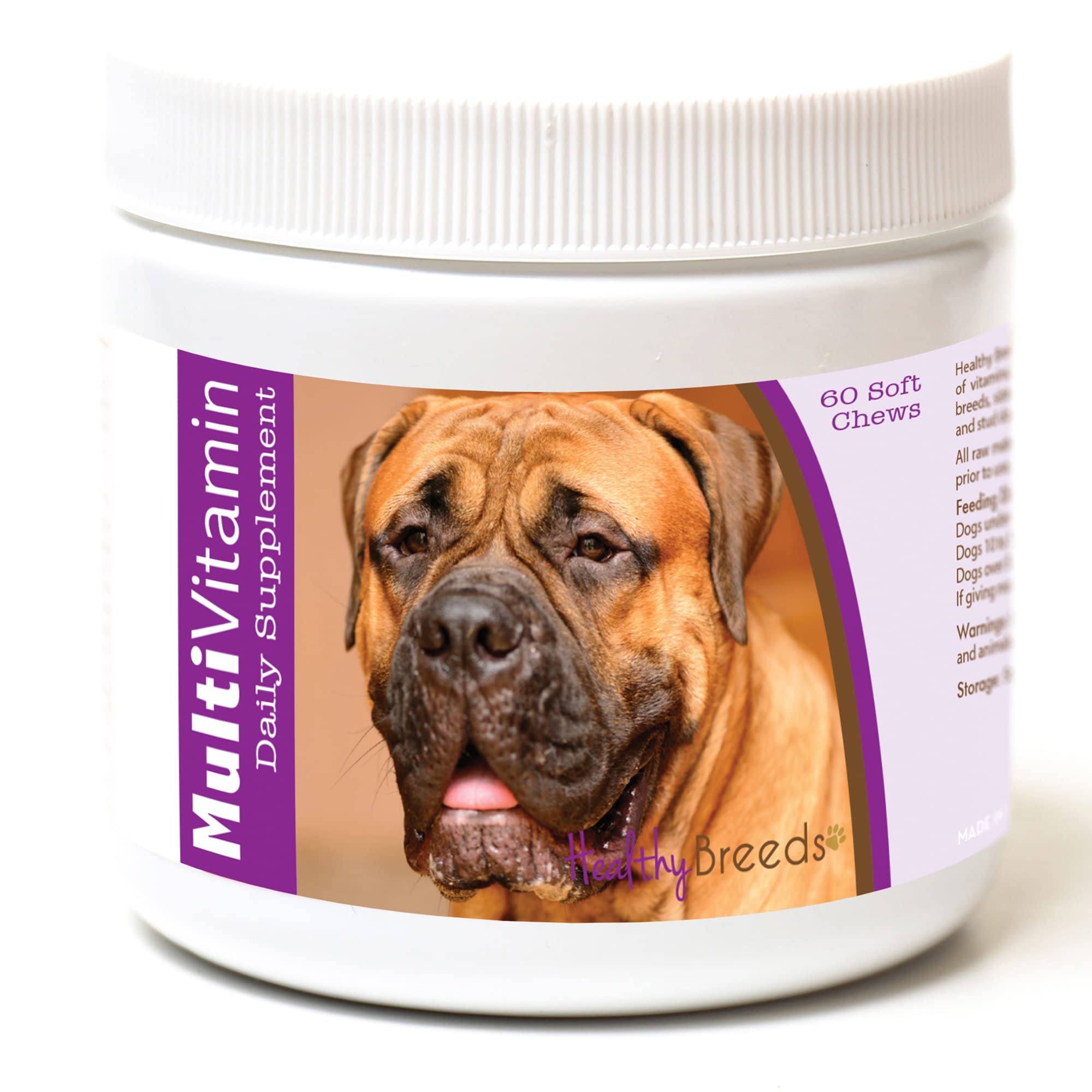 Healthy Breeds Bullmastiff Multi-Vitamin Soft Chews 60 Count