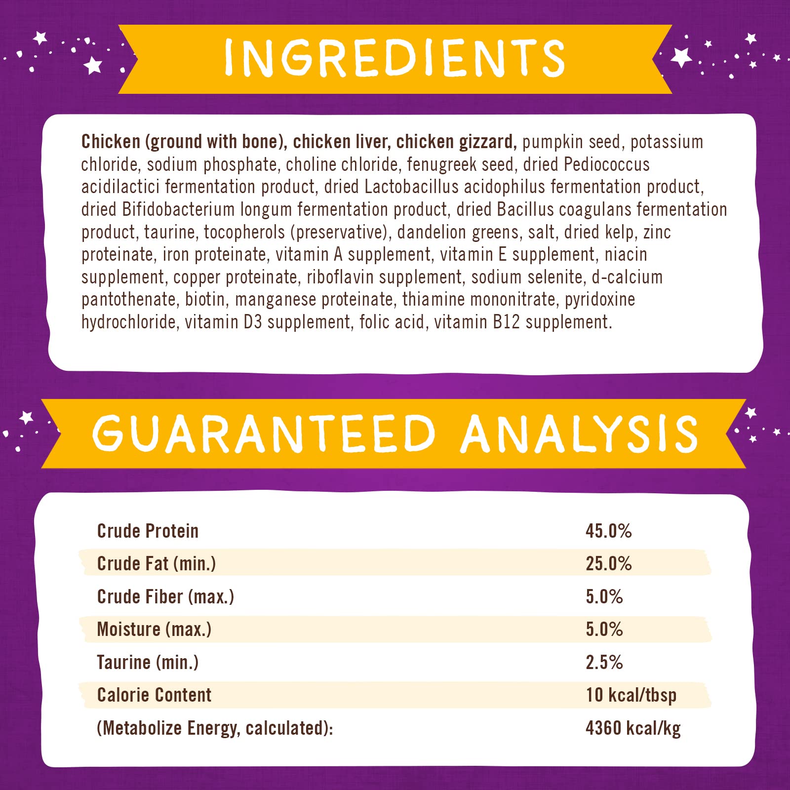 Stella & Chewys Freeze-Dried Raw Maries Magical Dinner Dust - Grain Free, Protein Rich Cat & Kitten Food Topper - Cage-Free Chi