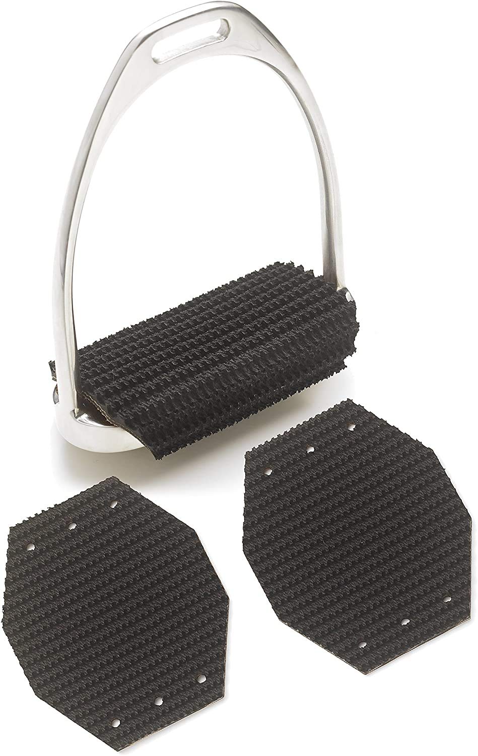 Millenium Super Comfort Wrap-Around Stirrup Iron Pads, Black, 4.5