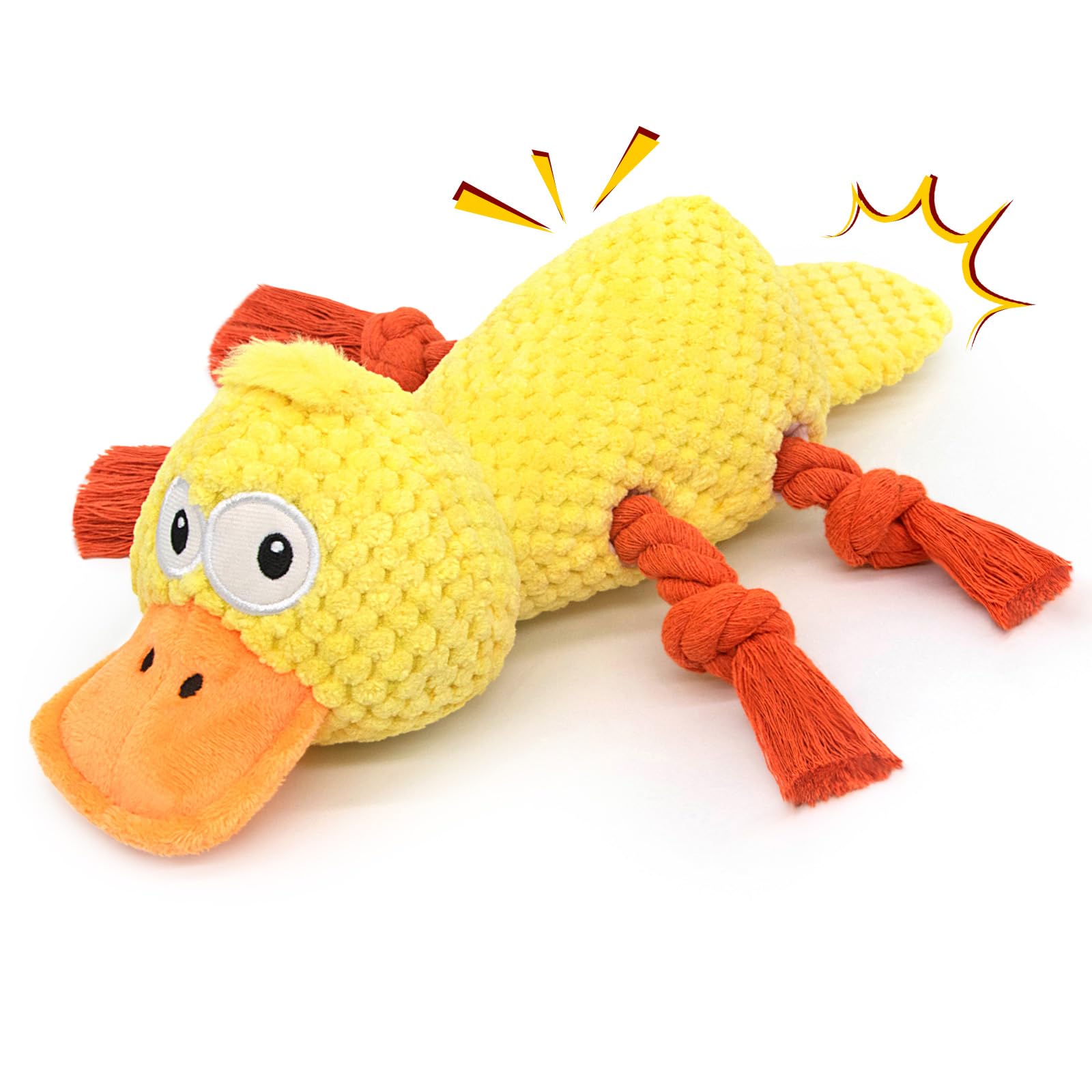 Ckin pet Squeaky Toys, Interactive Dog Toy, Dog Chew Toy, Squeak Toys for Dogs Puppies, Stuffed Animals Toy Training Toy for Sma