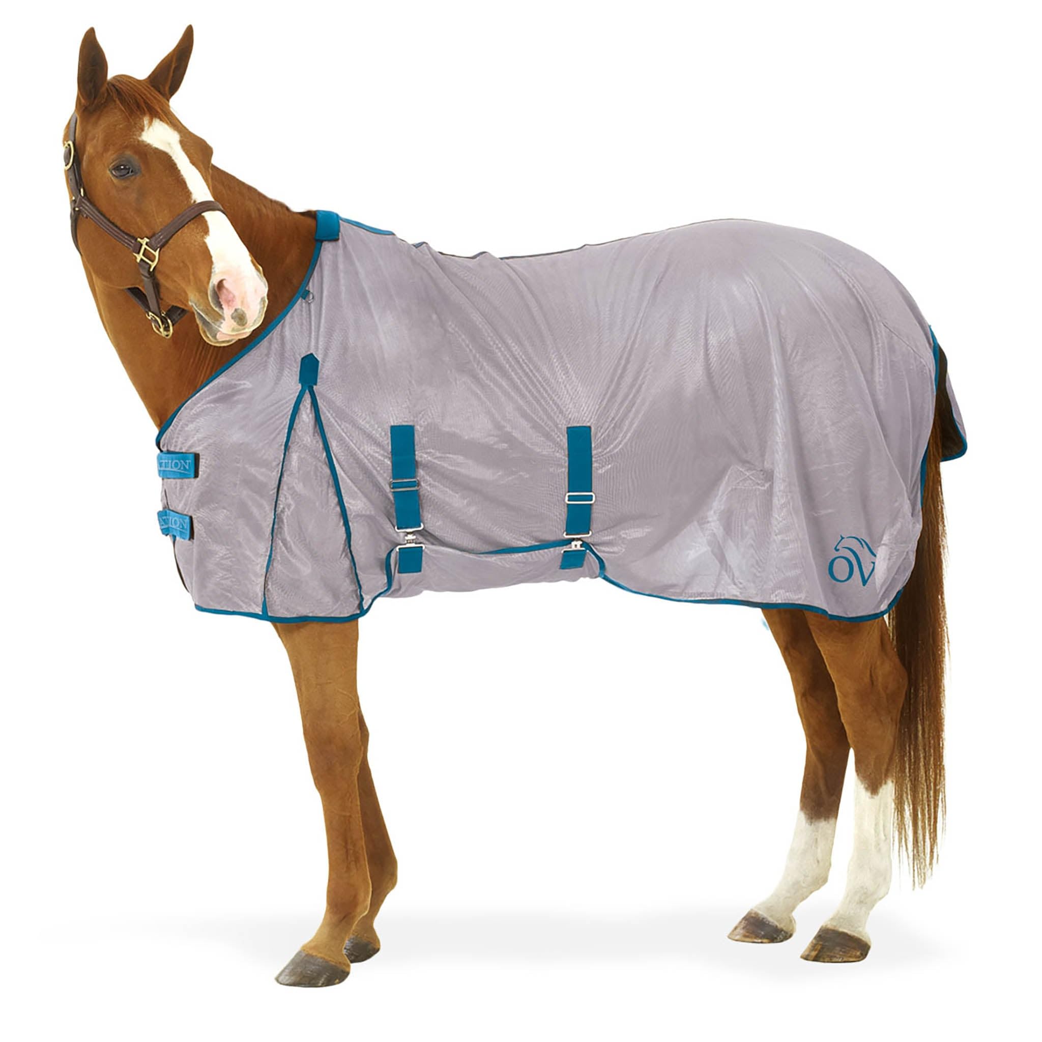OVATION Super Fly Sheet w/Belly Cover, Size: 84 (470960GRYTL84)