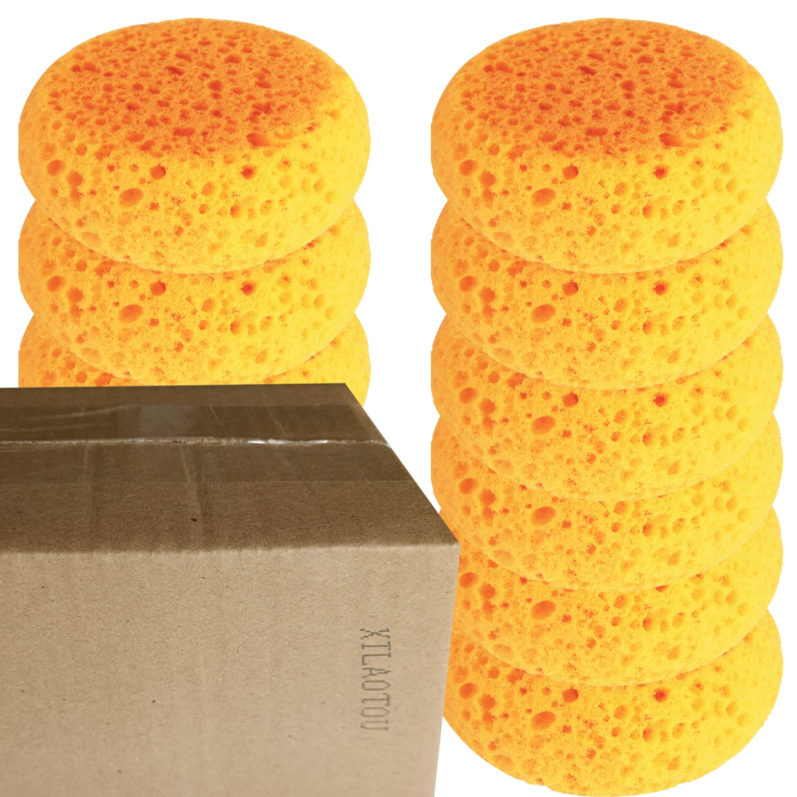 Xilaotou A Box Of 12 Tack Sponges (Coarse Holes)