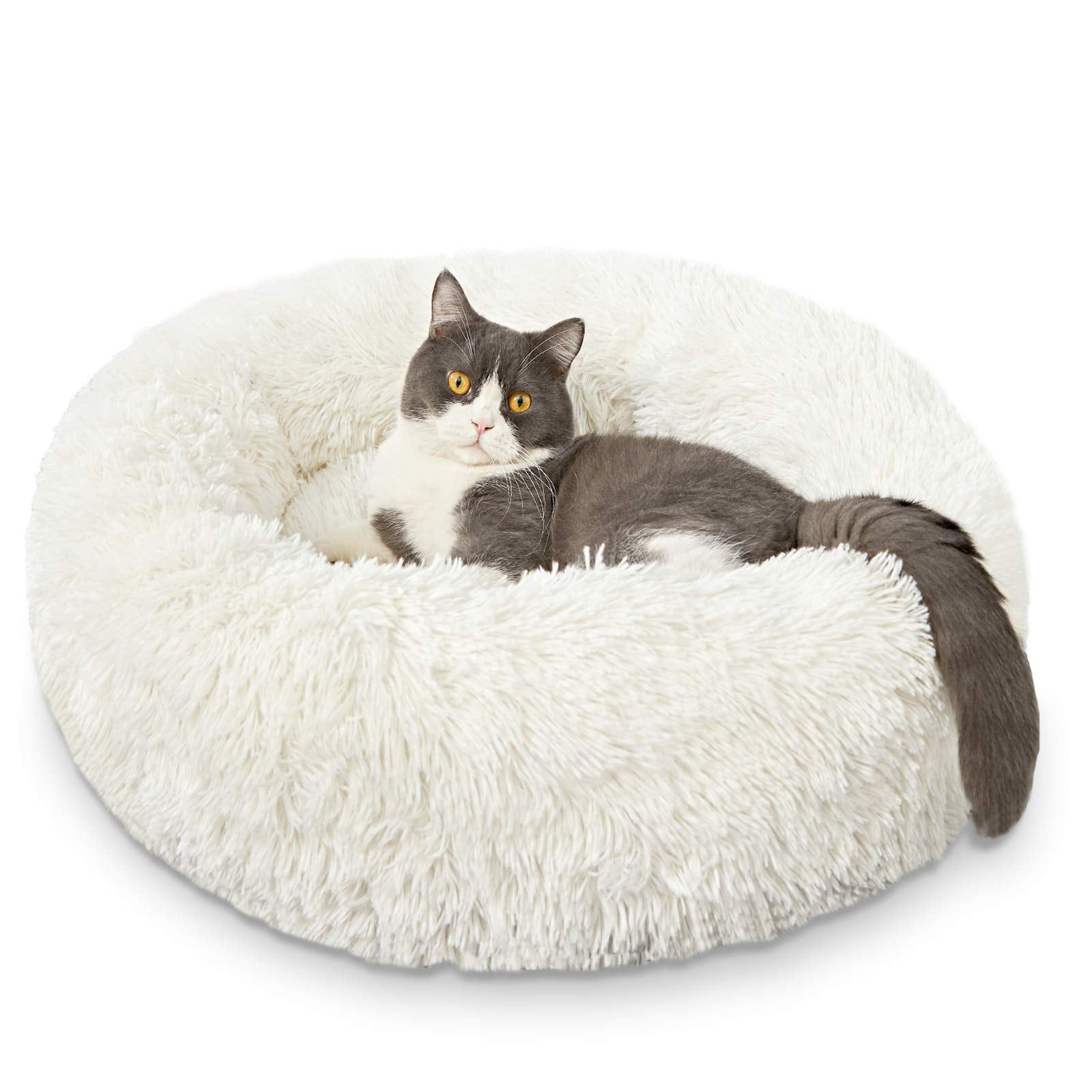Hachikitty Calming Donut Cuddler Dog Beds, Medium & Large, 24''