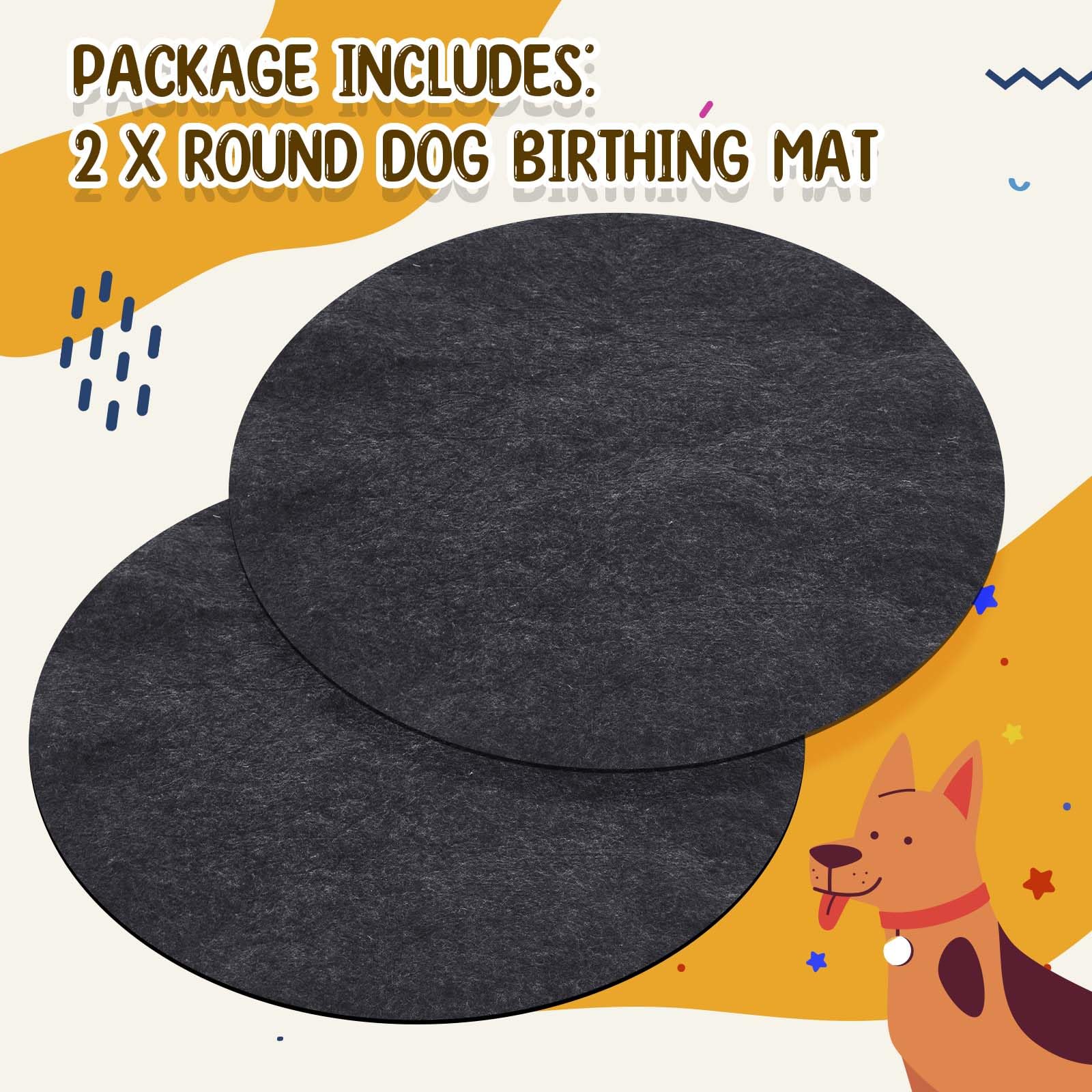 Smoothnovelty 2 Pack Whelping Pads Washable And Waterproof, Reusable Pet Training Mat, Pee Pads For Dogs, Fast Absorbing, Non Sl