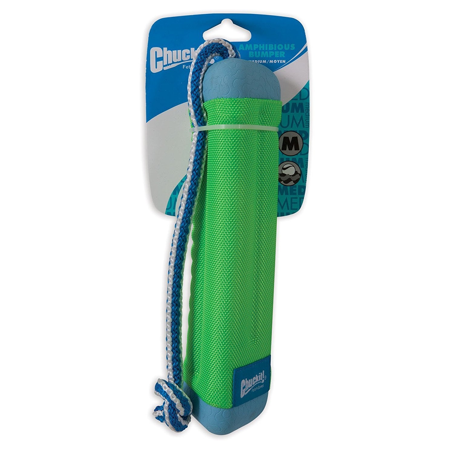 Chuckit Amphibious Bumper Fetch And Float Dog Toy Medium (Colors Vary)