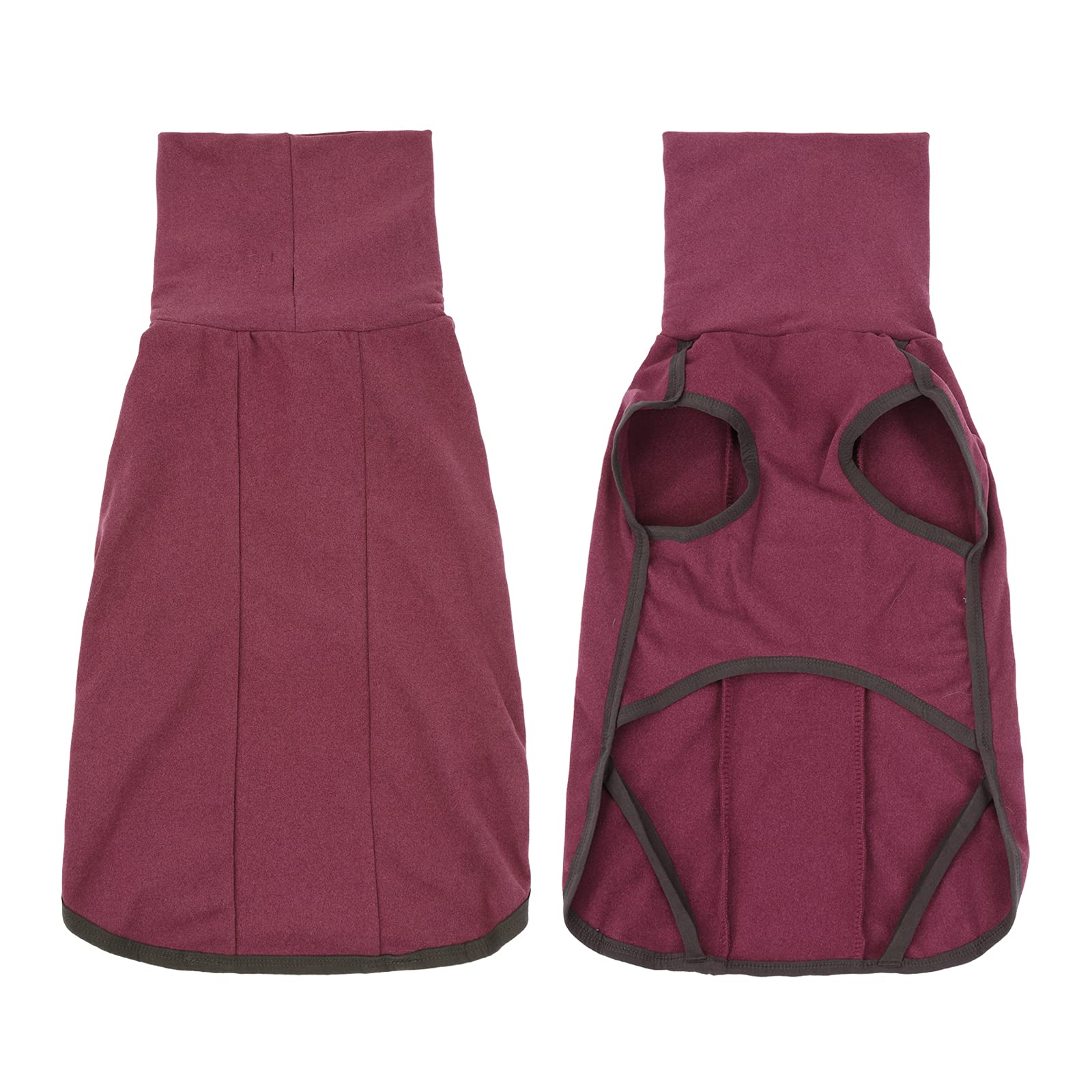 Dog Sweater Pullover Cold Weather Vest For Dogs Dog Sweatshirt Dog Jacket For Indoor And Outdoor Use (Small, Wine Red)