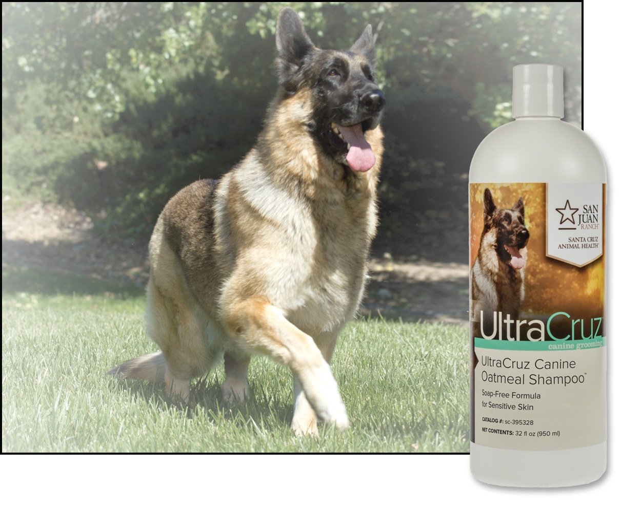 Ultracruz Canine Oatmeal Dog Shampoo, 32 Oz