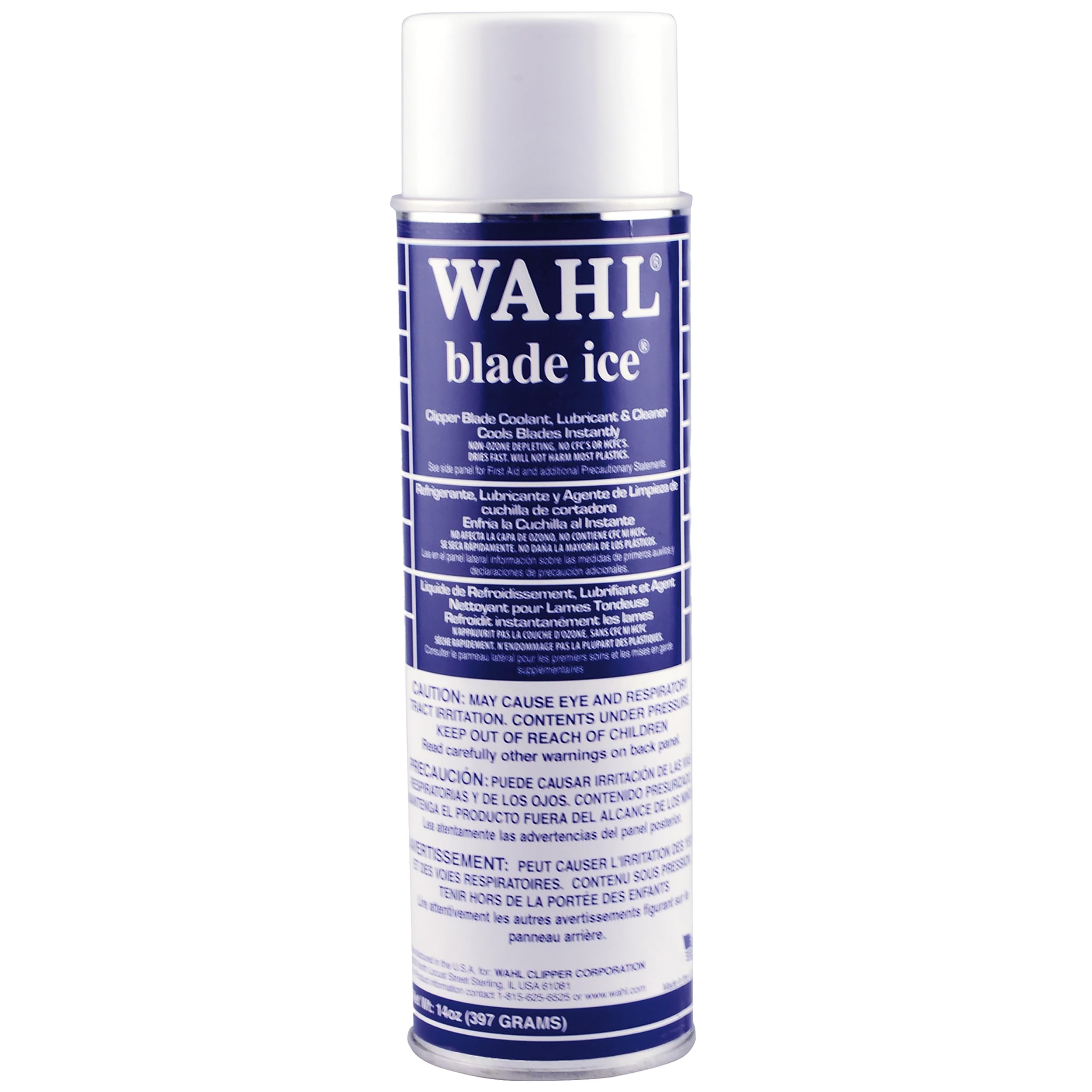 Wahl Professional Blade Ice Spray Blade Coolant Cleaner Lubricant Instant Cooling 414ml