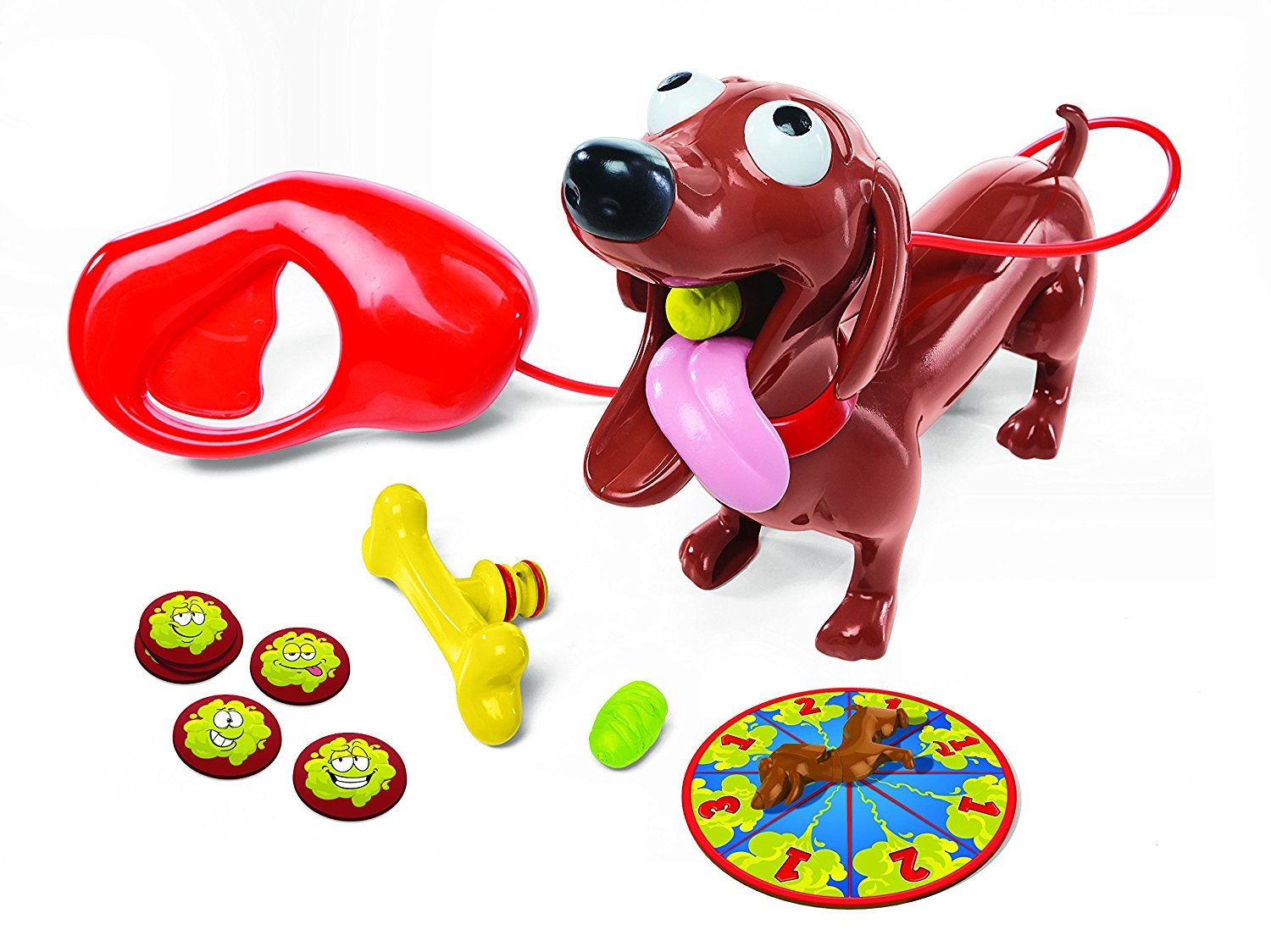 Goliath New & Improved Doggie Doo - Squeeze The Leash Poop The Food Game, Brown, for 48 months to 1188 months