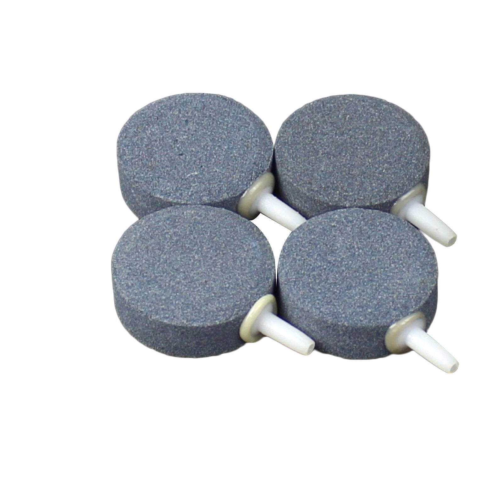 Aquaneat 1.5 Inch Air Stone Disc, 4 Packs, Aerator Bubble Diffuser, Air Pump Accessories For Hydroponics, Aquarium Fish Tank, Po