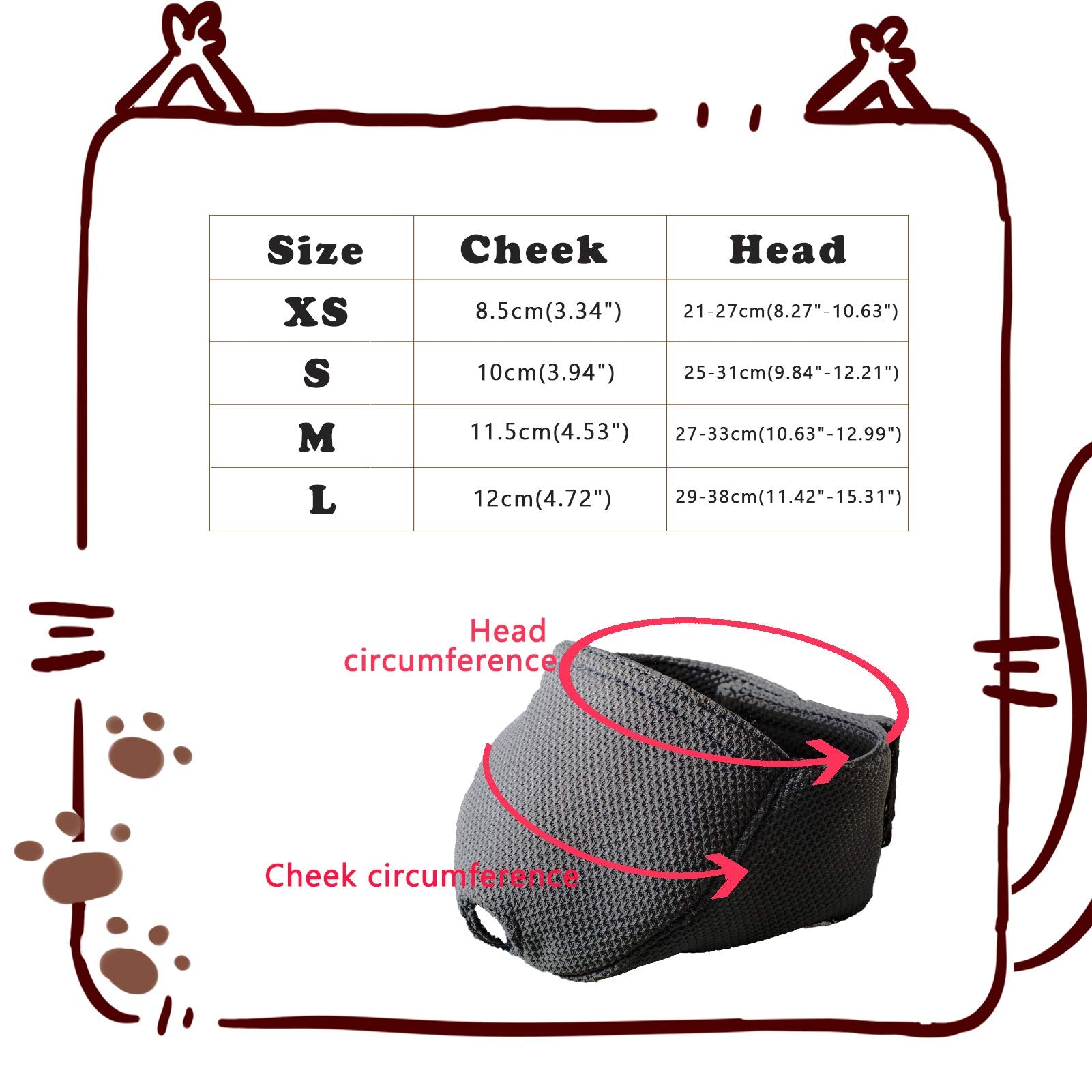 Cat Muzzle With Breathable Mesh, Cat Mouth Guard Muzzle For Prevent Biting Chewing Grooming (M,Black)
