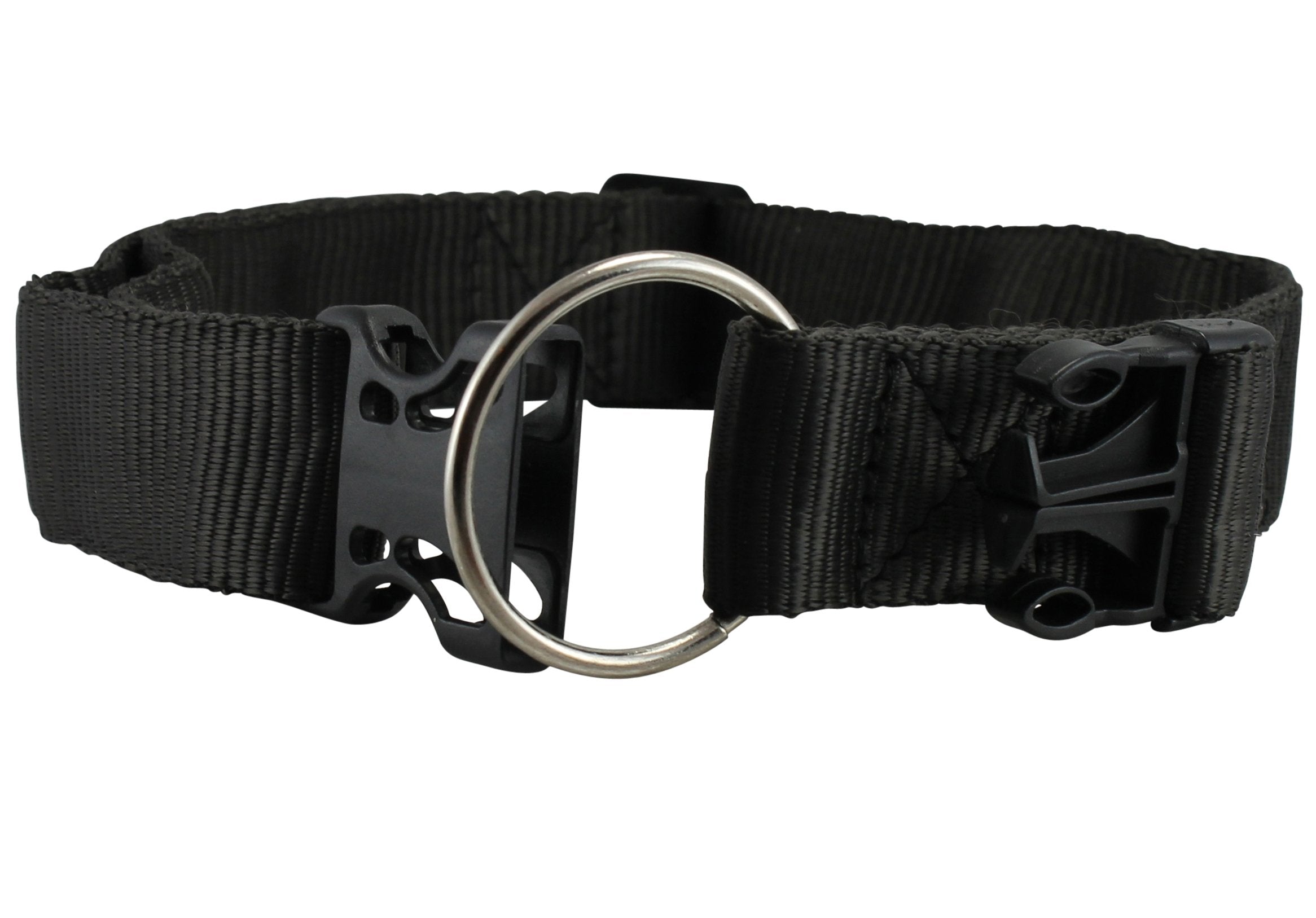Heavy Duty Adjustable Nylon Dog Collar 1.25' Wide. Fits 15'-25' Neck Large