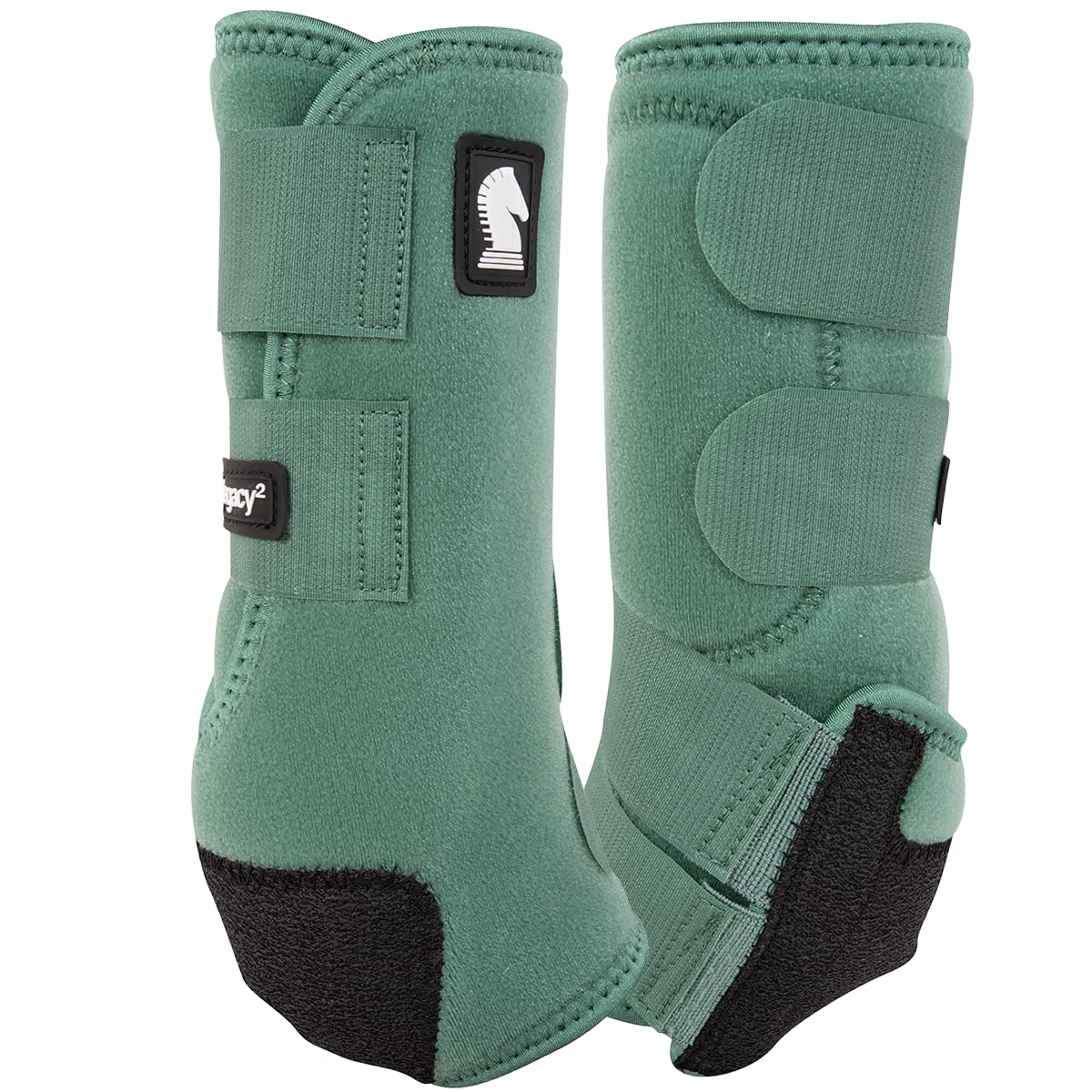 Classic Equine Legacy2 Support Boots, Hind (Spruce, Large)