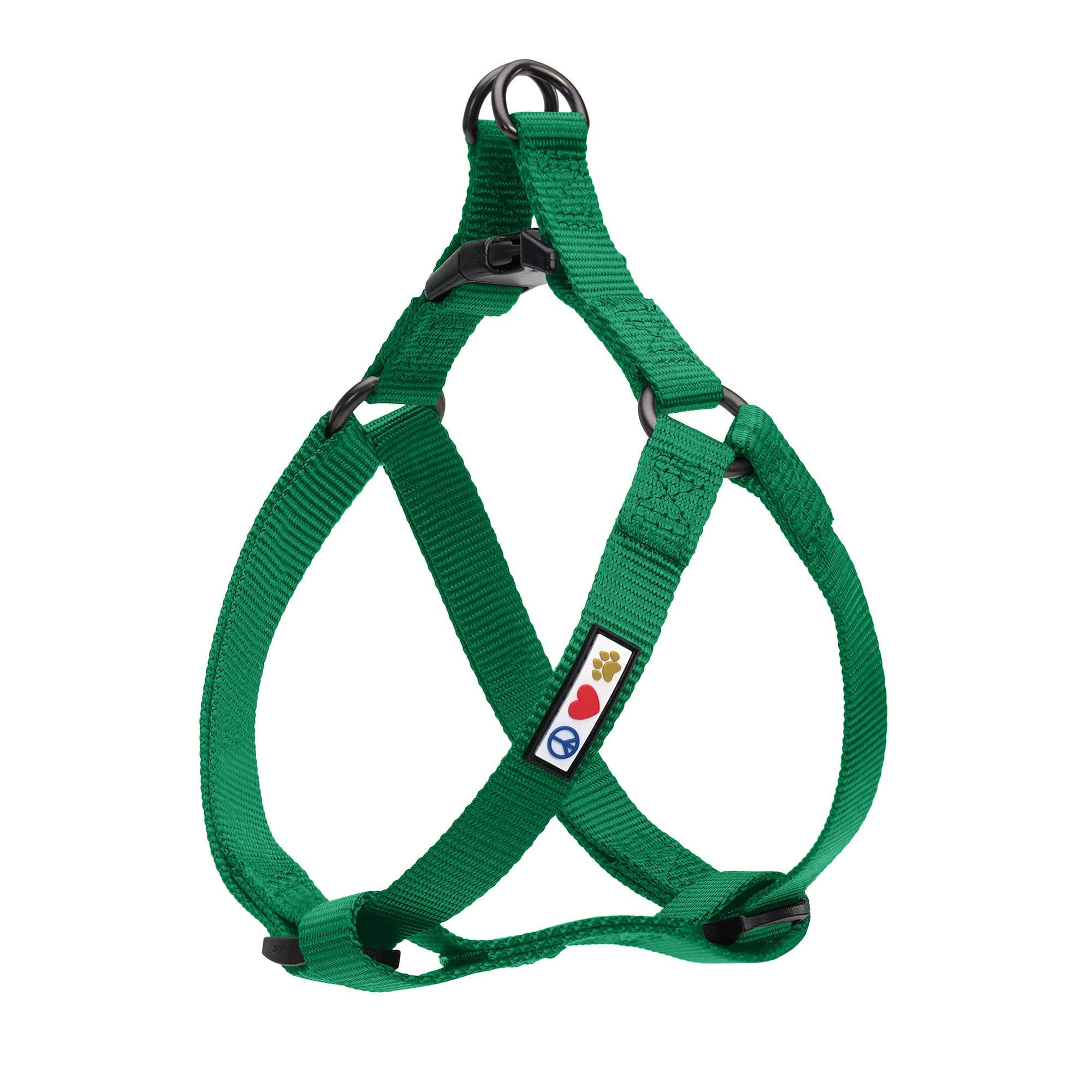 Pawtitas Solid Color Step In Dog Harness Or Vest Harness Dog Training Walking Of Your Puppy Harness Medium Dog Harness Lush Gree