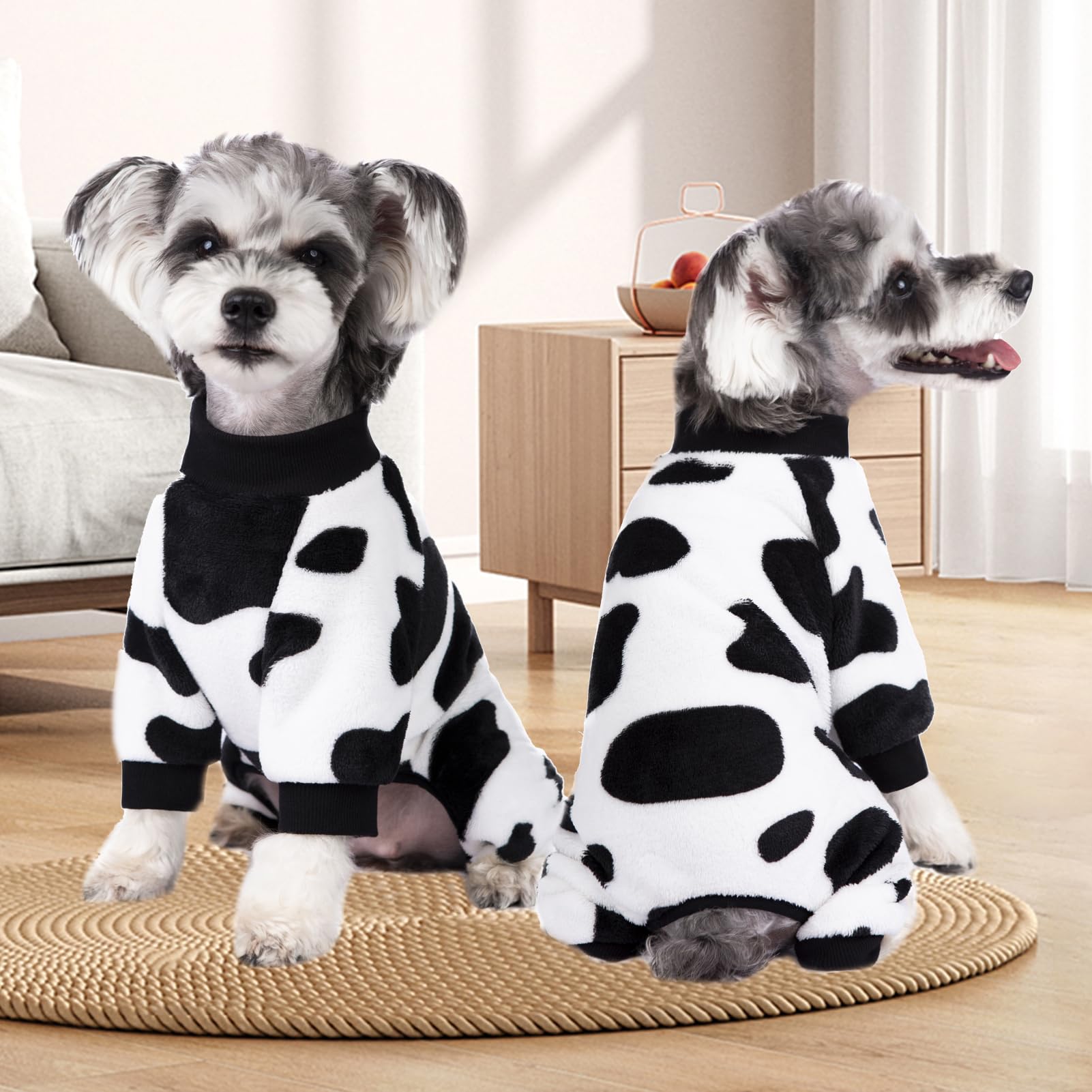 Puppy Pajamas Camo Winter Onesie - Velvet Girl Boy Dog Suits For Chihuahua, Yorkie, Teacup, Schnauzer - Cold Weather Dog Clothes