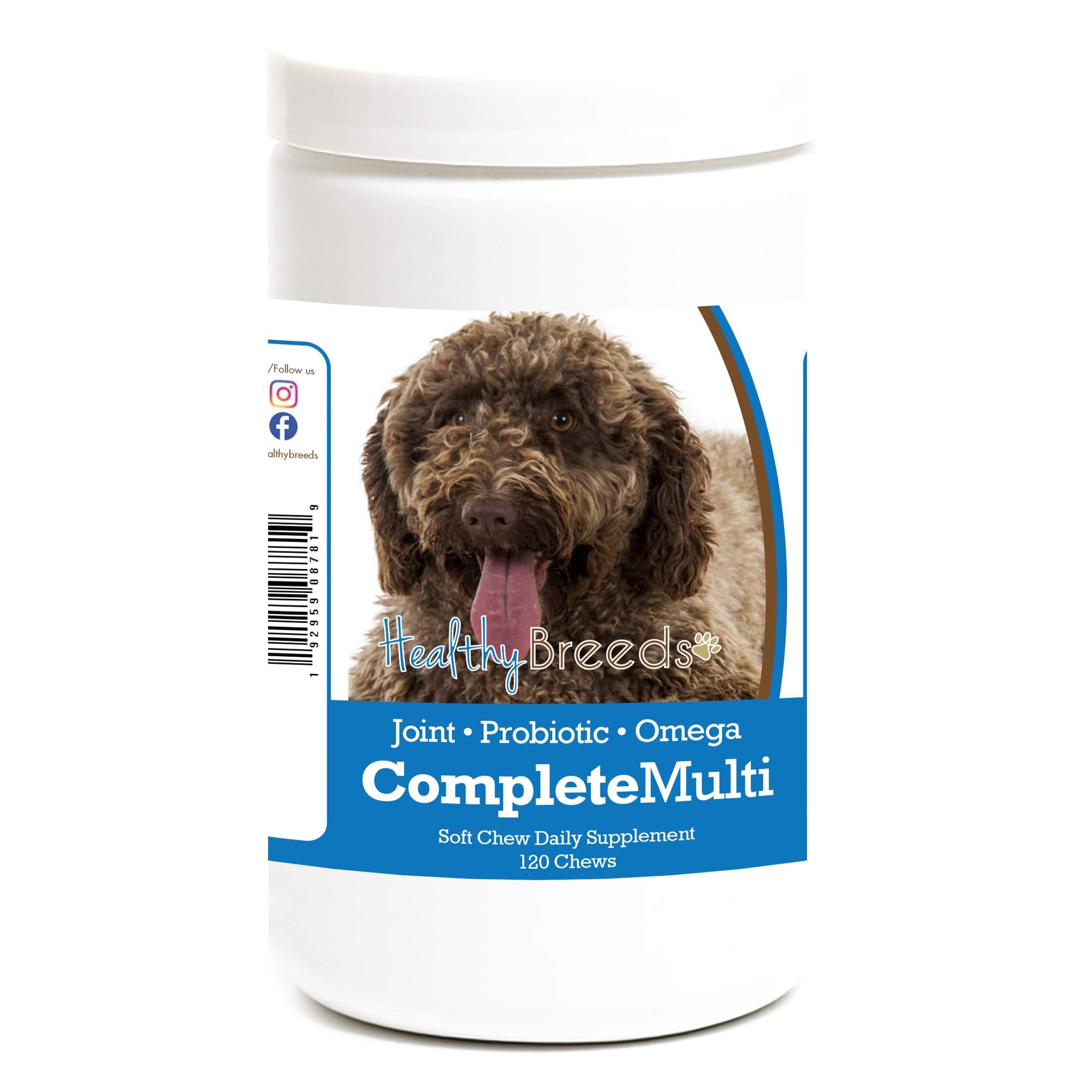 Healthy Breeds Spanish Water Dog All in One Multivitamin Soft Chew 120 Count