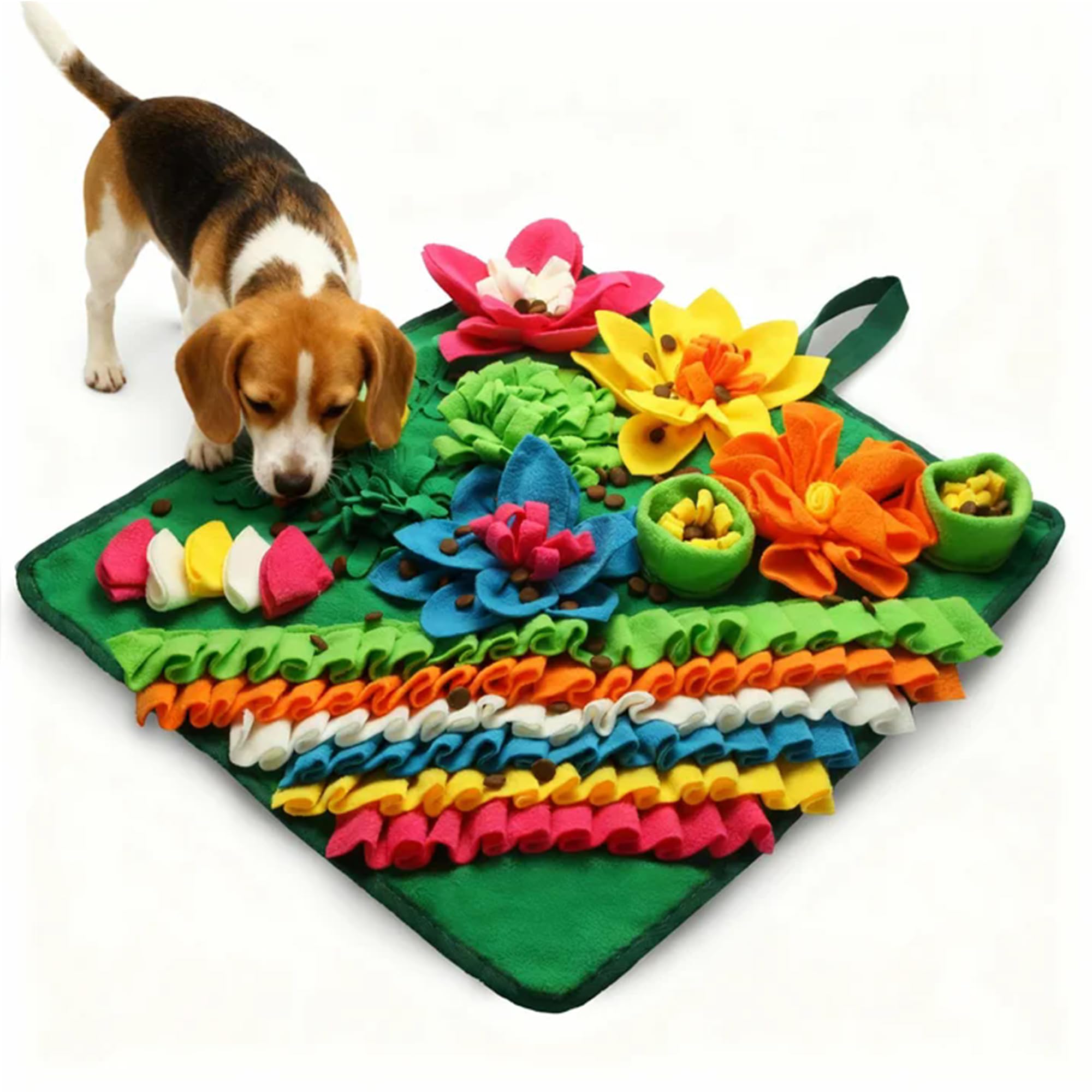 Banlangen Snuffle Mat for Dogs - Christmas Dog Interactive Puzzle Toy for Mental Stimulation, Anxiety Relief & Slow Feeding, Fun
