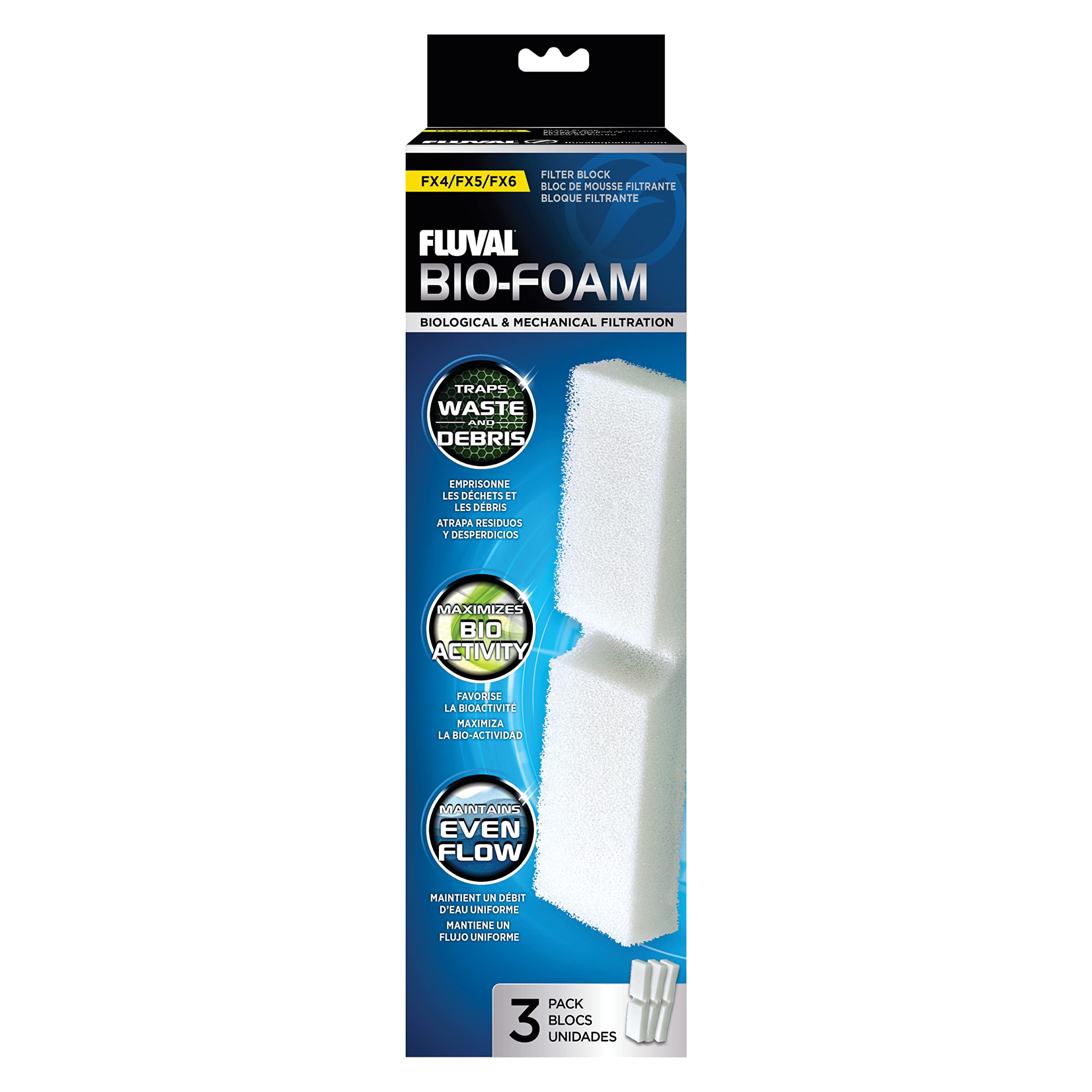 Fluval Fx5 Filter Foam Block - 3-Pack