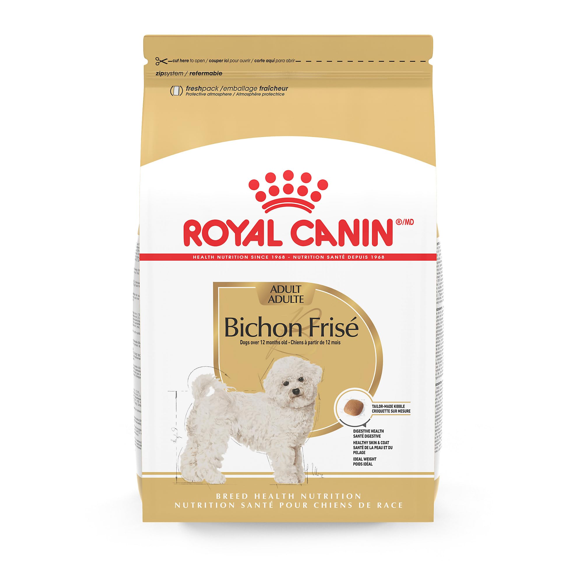 Royal Canin Bichon Frise Adult Dry Dog Food, 10 lb bag