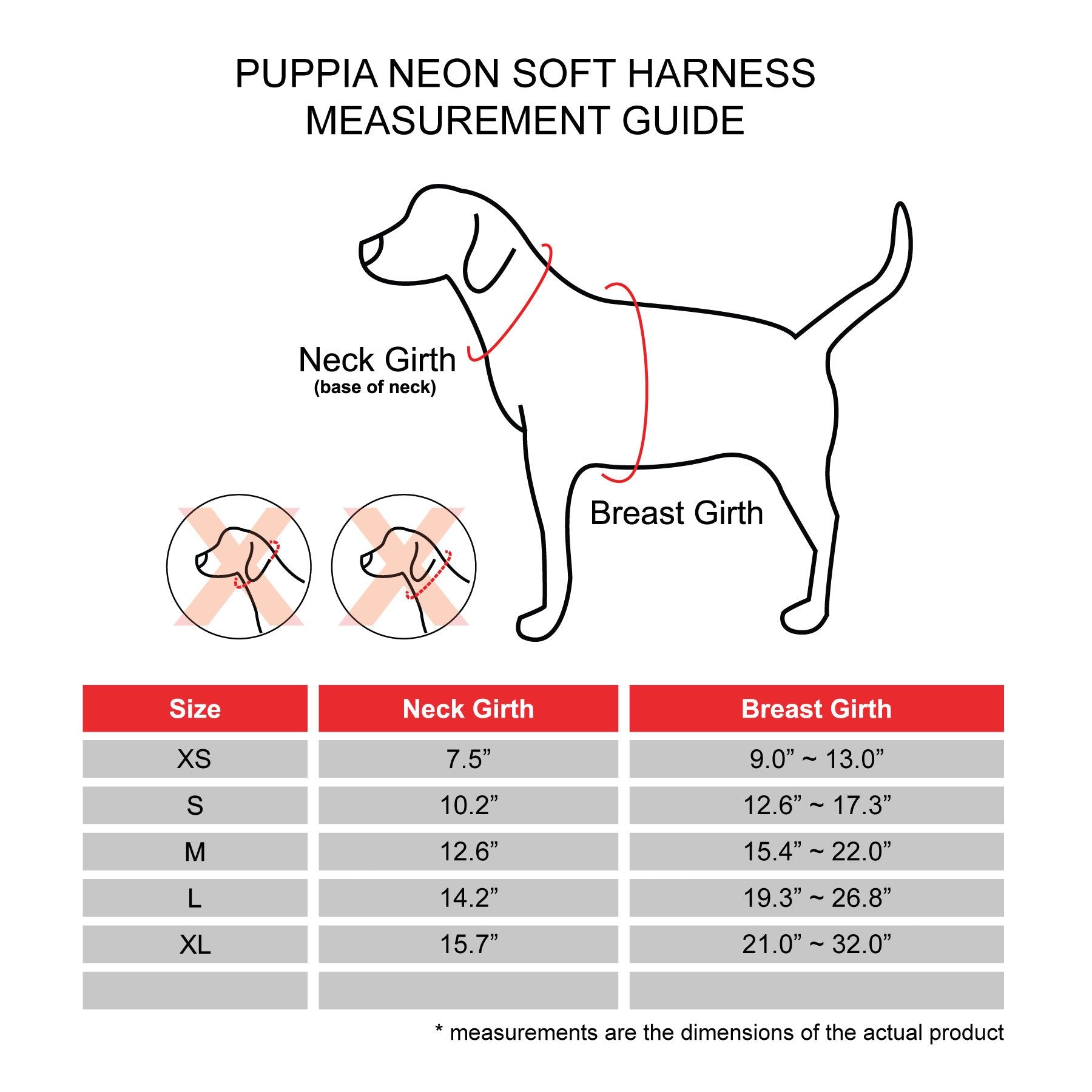 Puppia Soft Harness A - Orange - Xl Over-The-Head Soft Mesh Harness