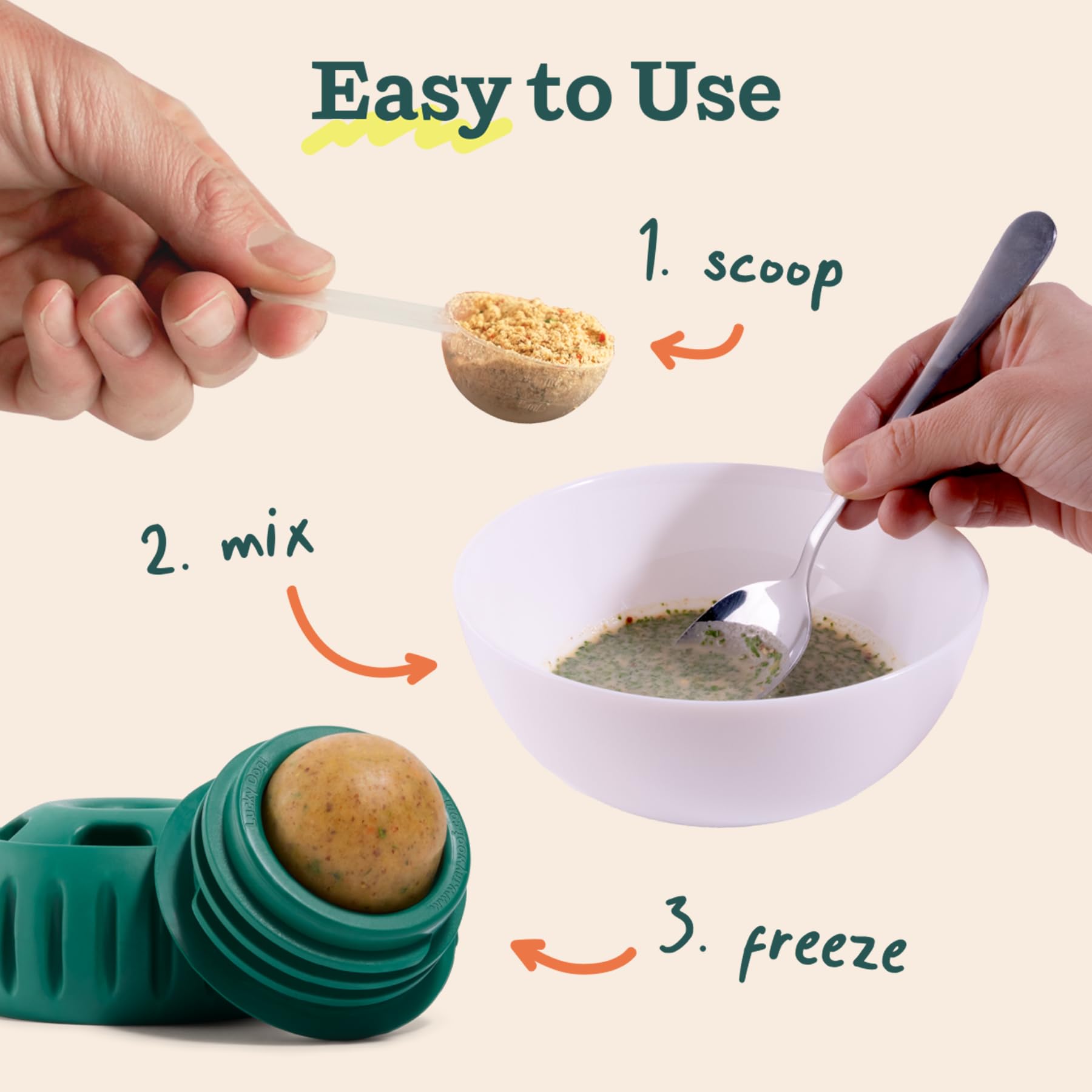 WOOF Dog Pupsicle Mix - Easy-to-Make DIY Pupsicle Refills - Tasty, Healthy Pupsicle Mix - Wholesome Ingredients - Long-Lasting -