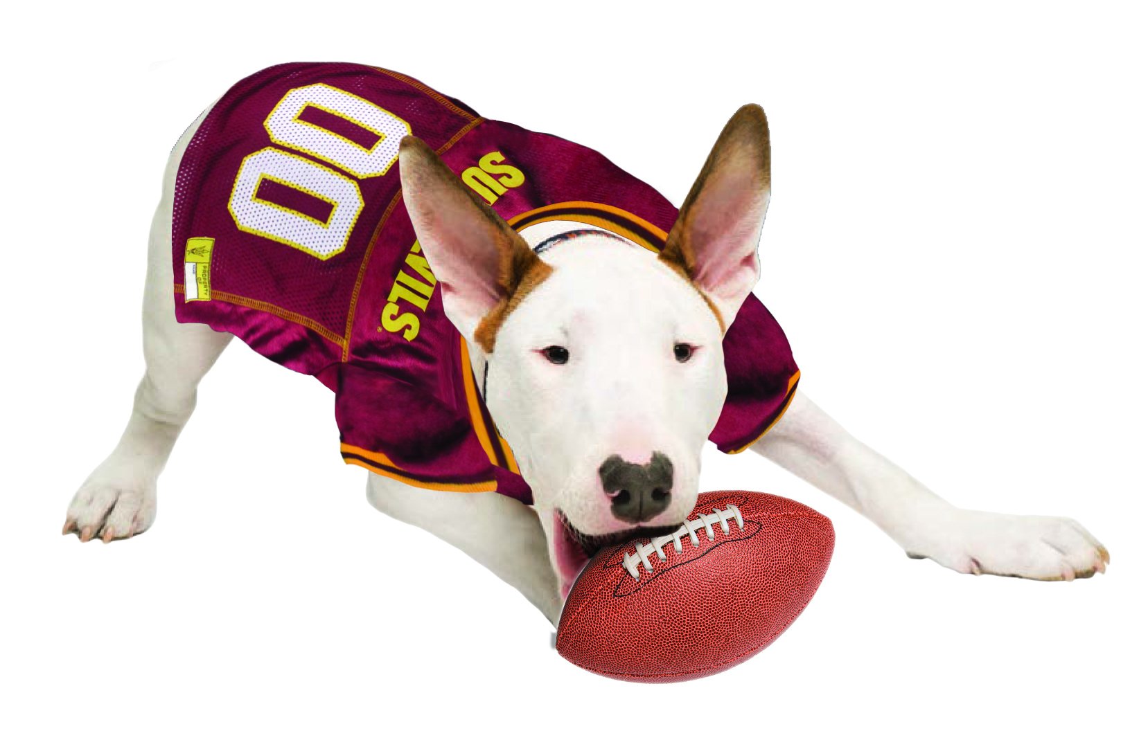 Pets First NCAA College Arizona State Sun Devils Mesh Jersey for DOGS & CATS, Small.Licensed Dog Jersey with your Favorite Footb
