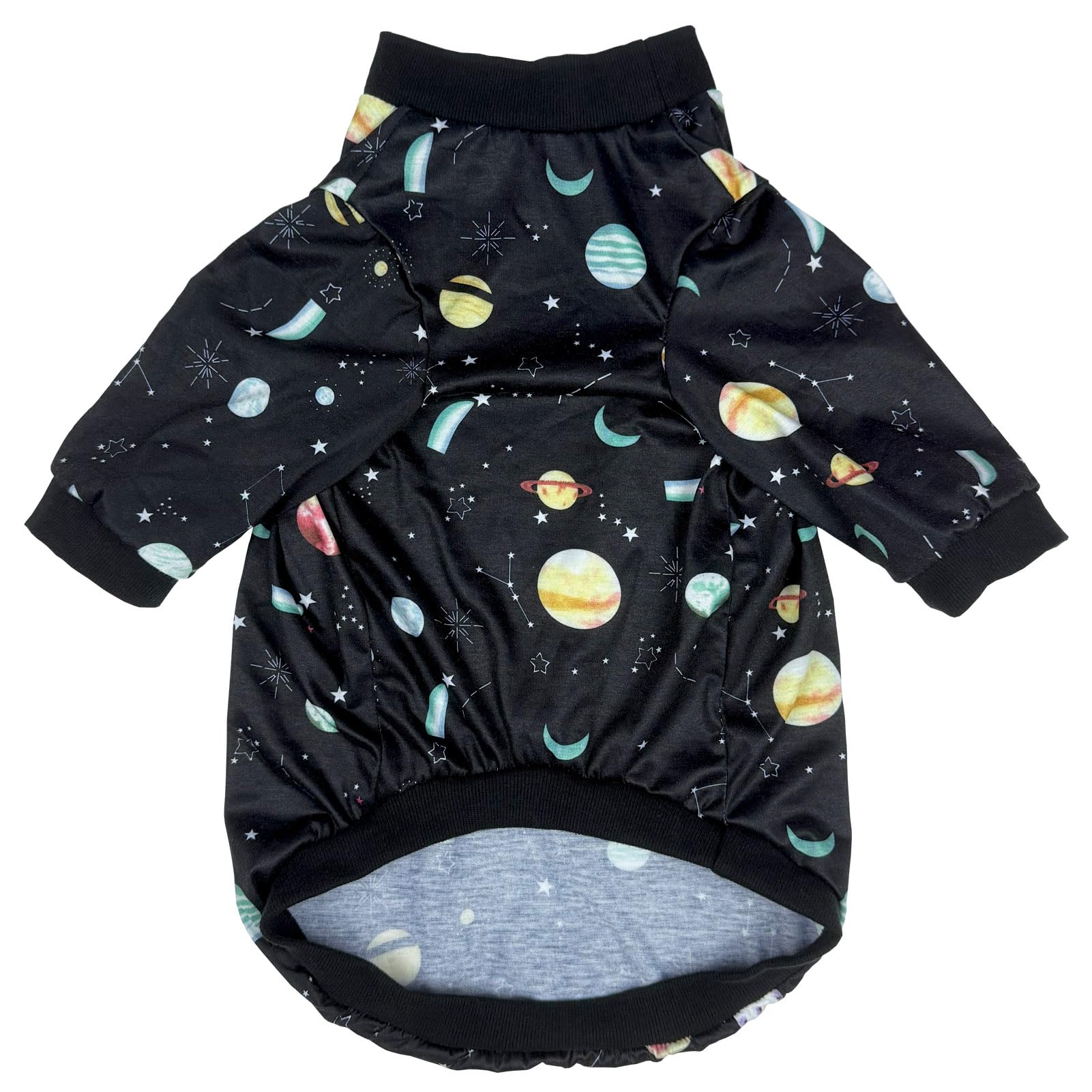 D.E.E Dog Shirt For Large Dogs Summer Cotton Dog Clothes Lightweight Tank Top Female Big (Galaxyblack, Xl)