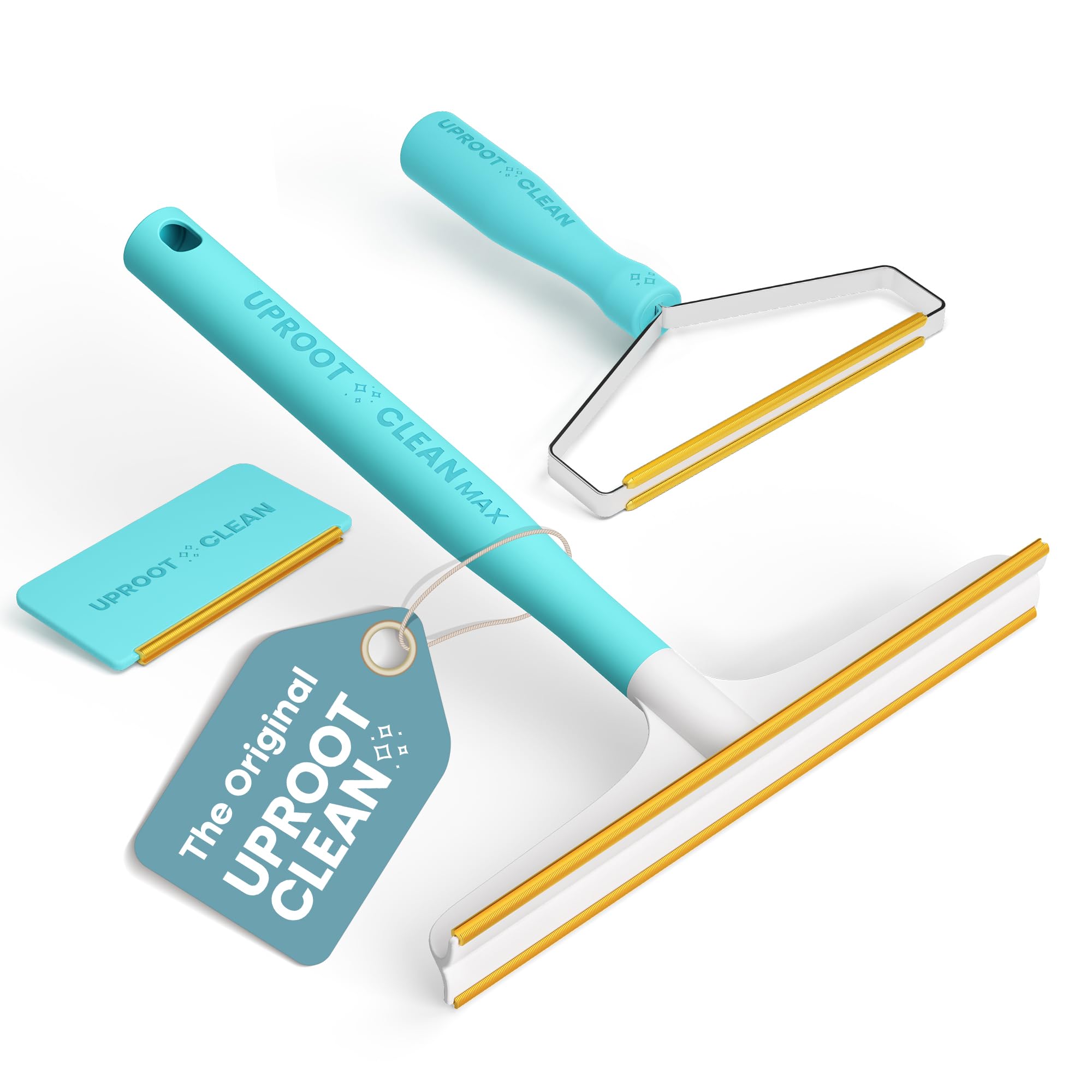 Uproot Clean Fur-Nado Survival Kit - Uproot Cleaner Pro Pet Hair Remover Tool + Mini & Max Variants - Pet Hair Removal Tool And 