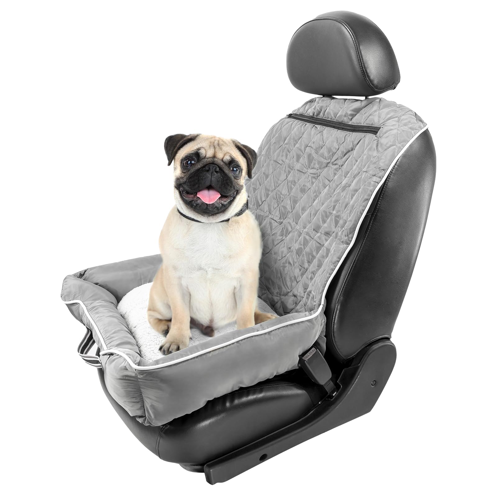 Comfort Grey Pet Bed and Car Seat