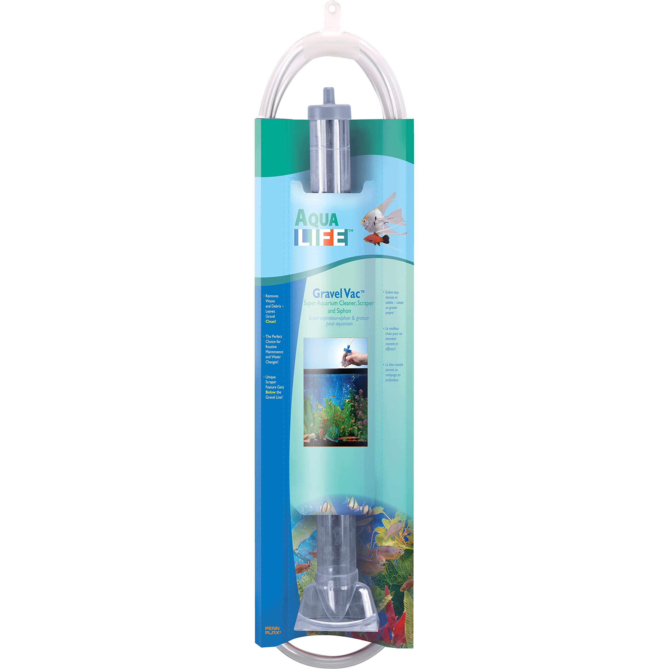 Penn-Plax Gravel Vacuum For Aquariums | Make Cleaning And Tank Maintenance Quicker And Easier (Gv24) 24'