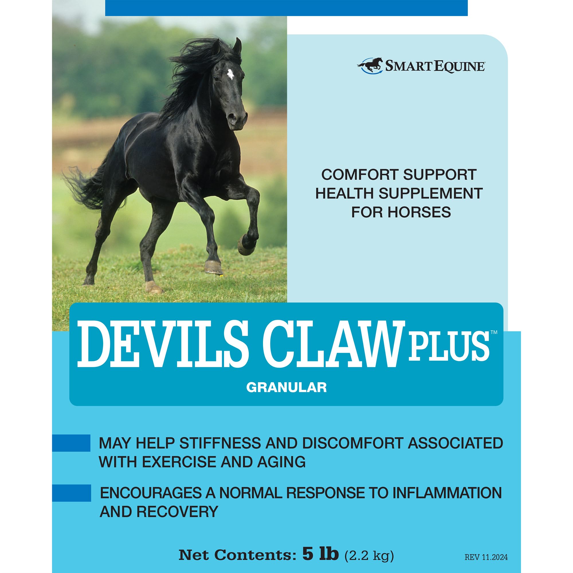 Uckele by SmartEquine | Devils Claw Plus Granular | Horse Joint Supplement with Yucca for Horses | Supports Joint Strength, Com