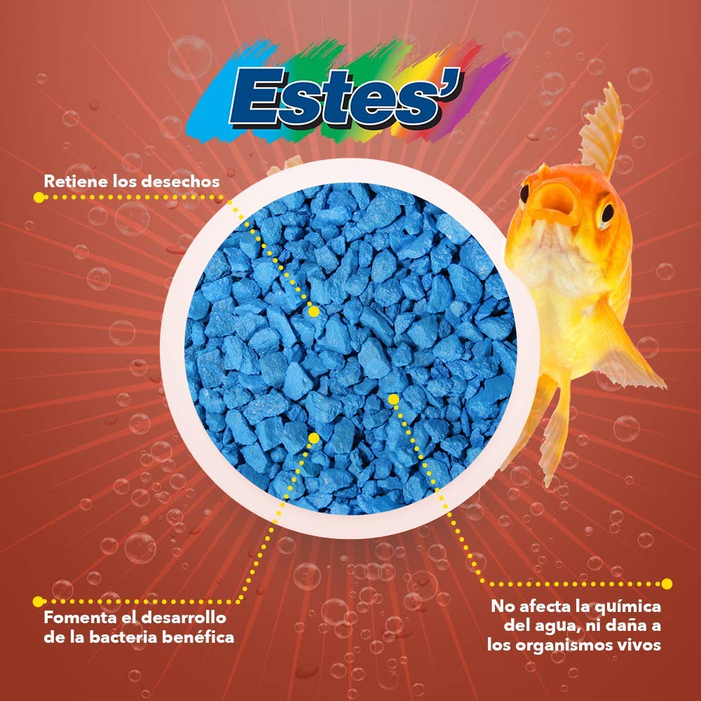 Spectrastone Special Light Blue Aquarium Gravel for Freshwater Aquariums, 5-Pound Bag