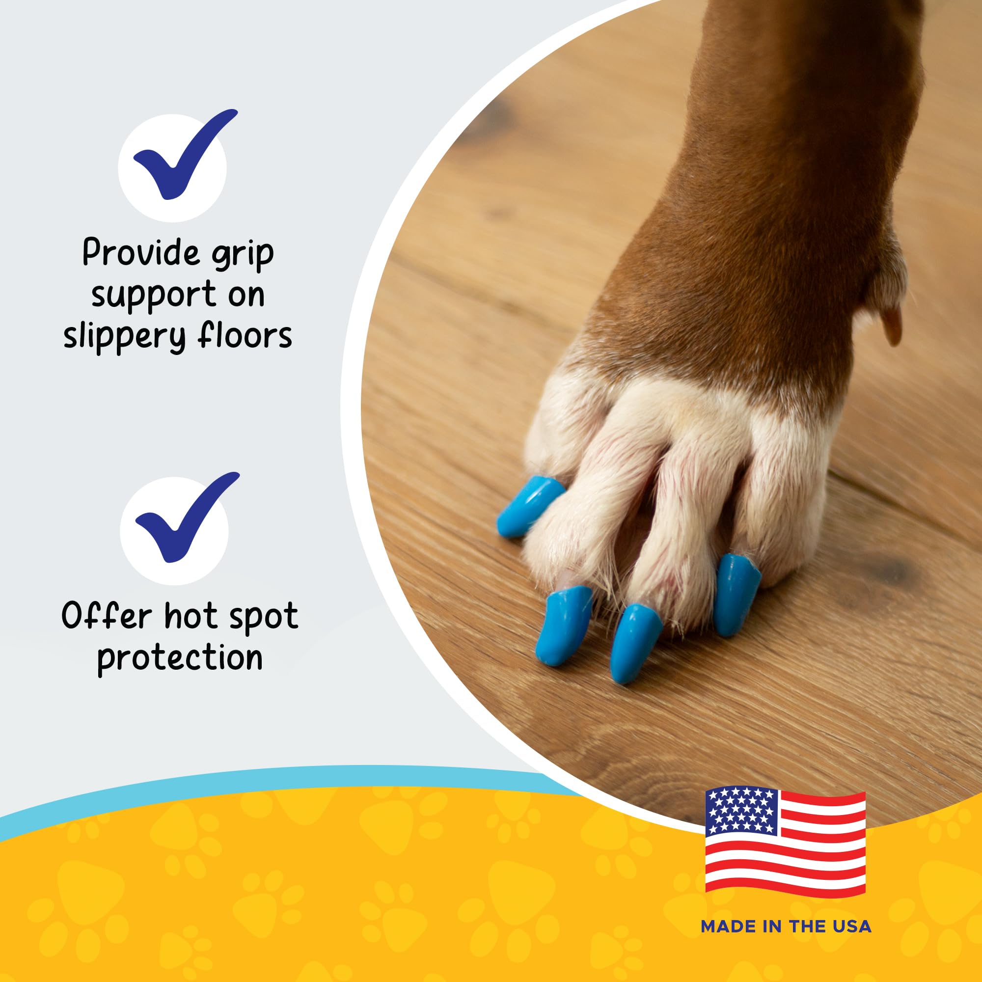 Soft Claws Nail Caps Take Home Kit, Jumbo, Natural