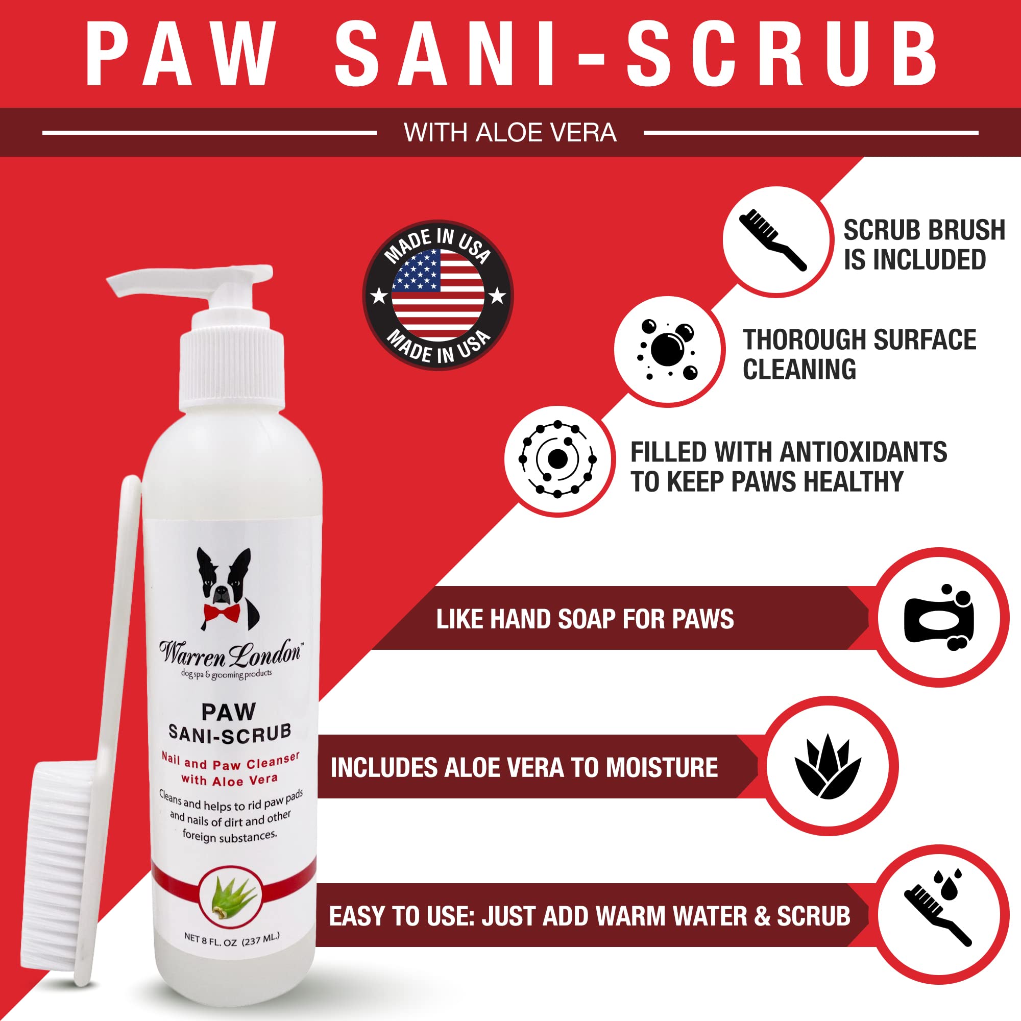 Warren London Luxury Dog Spa Gift Box | Perfect Birthday & Puppy Present | Includes Pawdicure Products