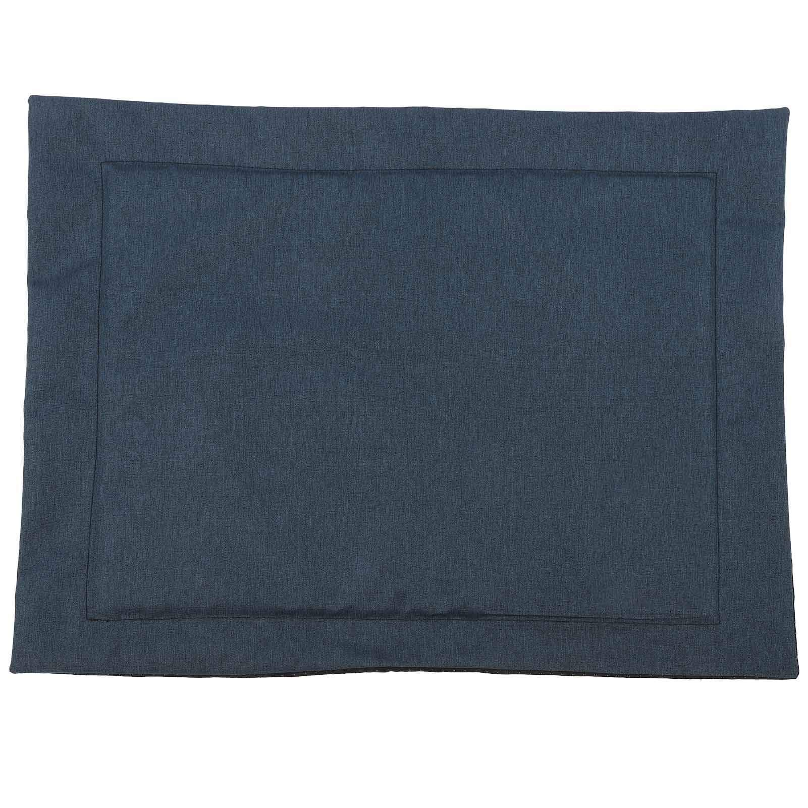 Pet Sleeping Bag, AntiBite Dog Pad Dog Bed for Crate Sleeping Mat for Home Pet Shop(Navy Blue, M)