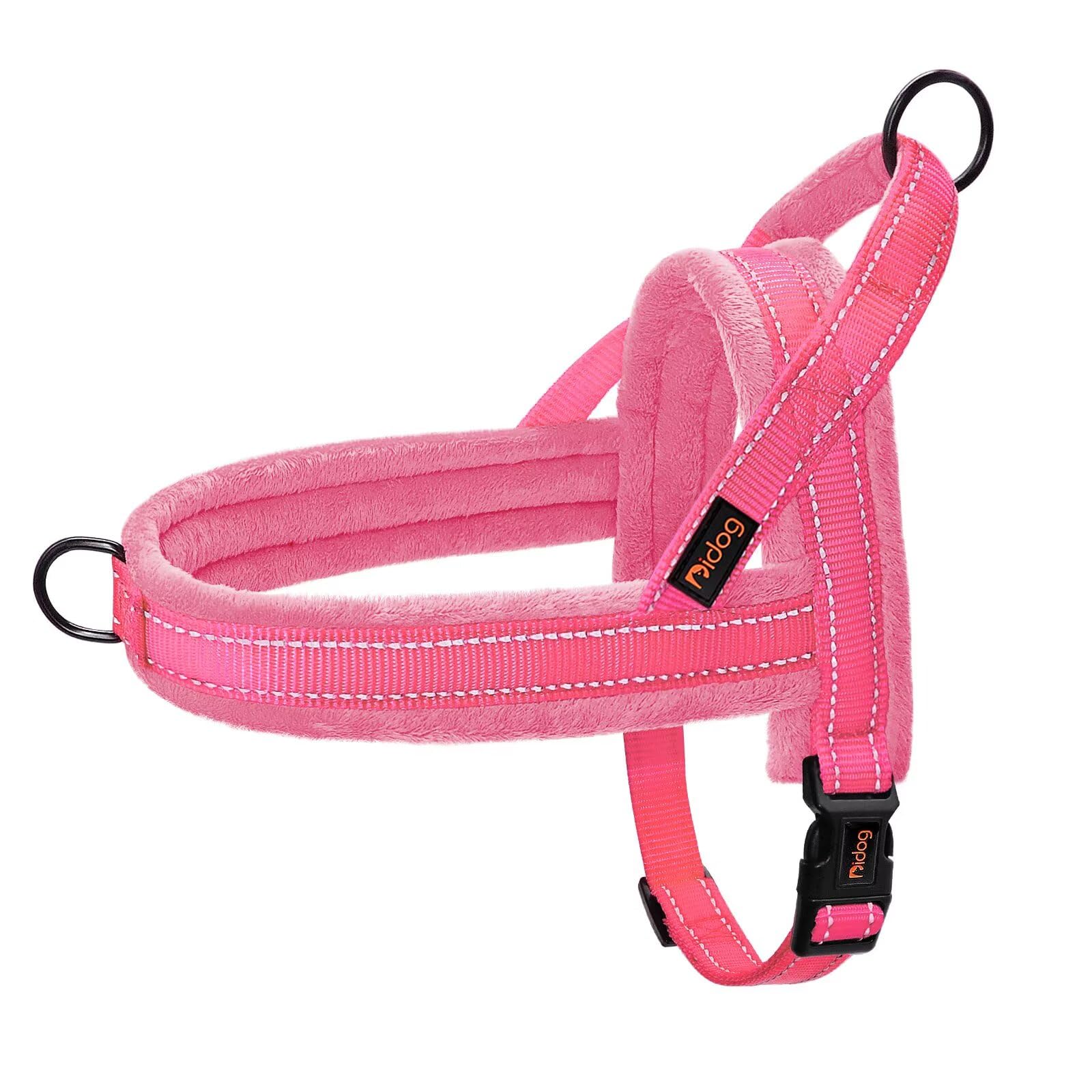 Didog No Pull Dog Harness with Soft Flannel Padded,Reflective & Quick Fit Light Weight Dog Strap Vest Harness,Easy for Walking T