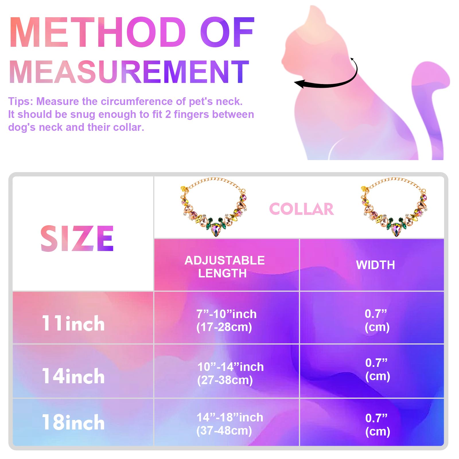 Howwfaly Dog Collar And Cat Collar Gold Chain Necklace Stainless Steel Adjustable Yellow Diamonds Collar With Cute Pet Paw For S