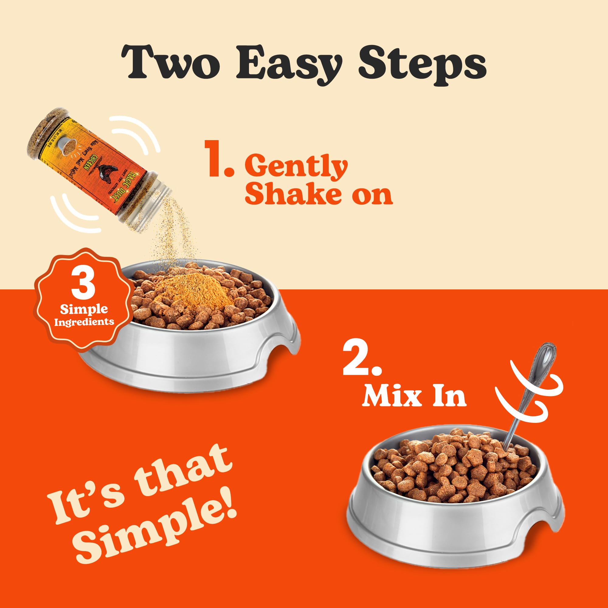 Wild Meadow Farms - Magic Dust Chicken Jerky Topper, Single Protein Pet Food Topper for Dogs & Cats, Enhance Flavor & Elevate Me