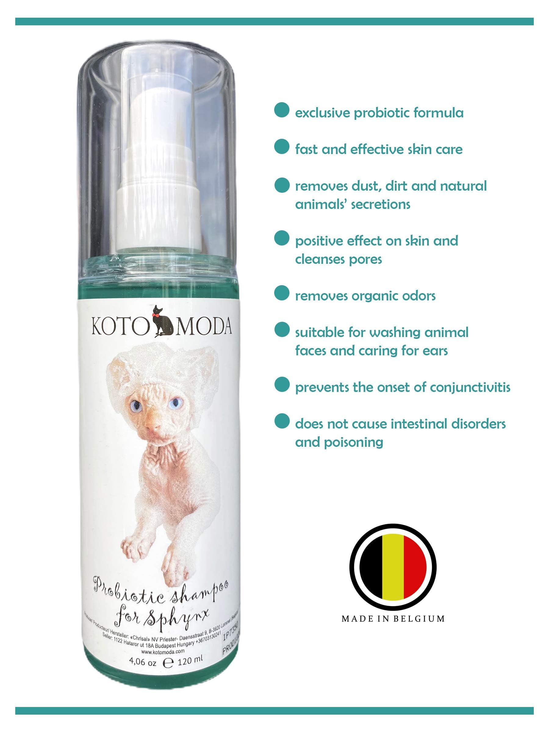 Kotomoda Probiotic Shampoo For Sphynx Cats (8.45)