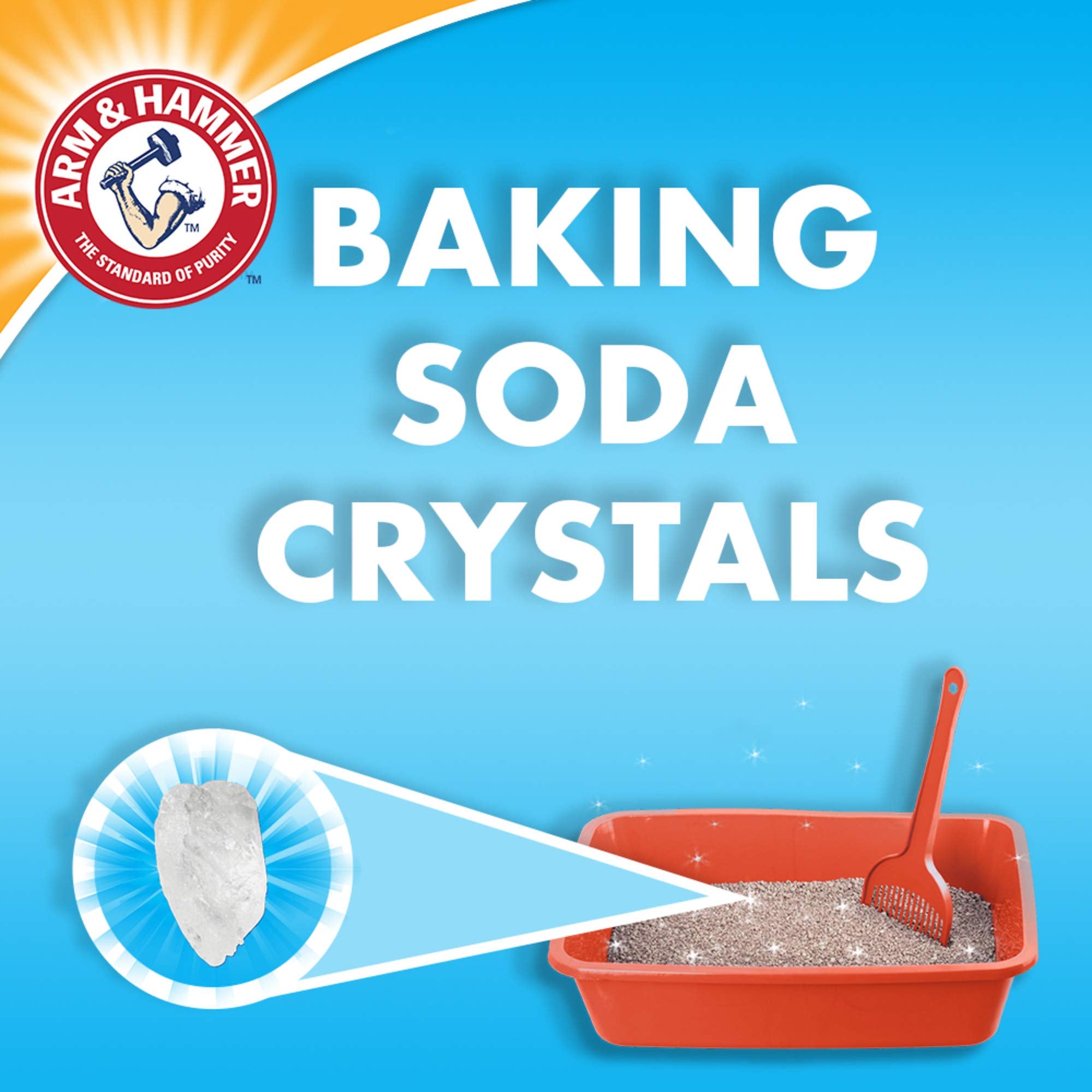 Arm & Hammer Scoopable Super Clumping Fresh Cat Litter, 20 lb