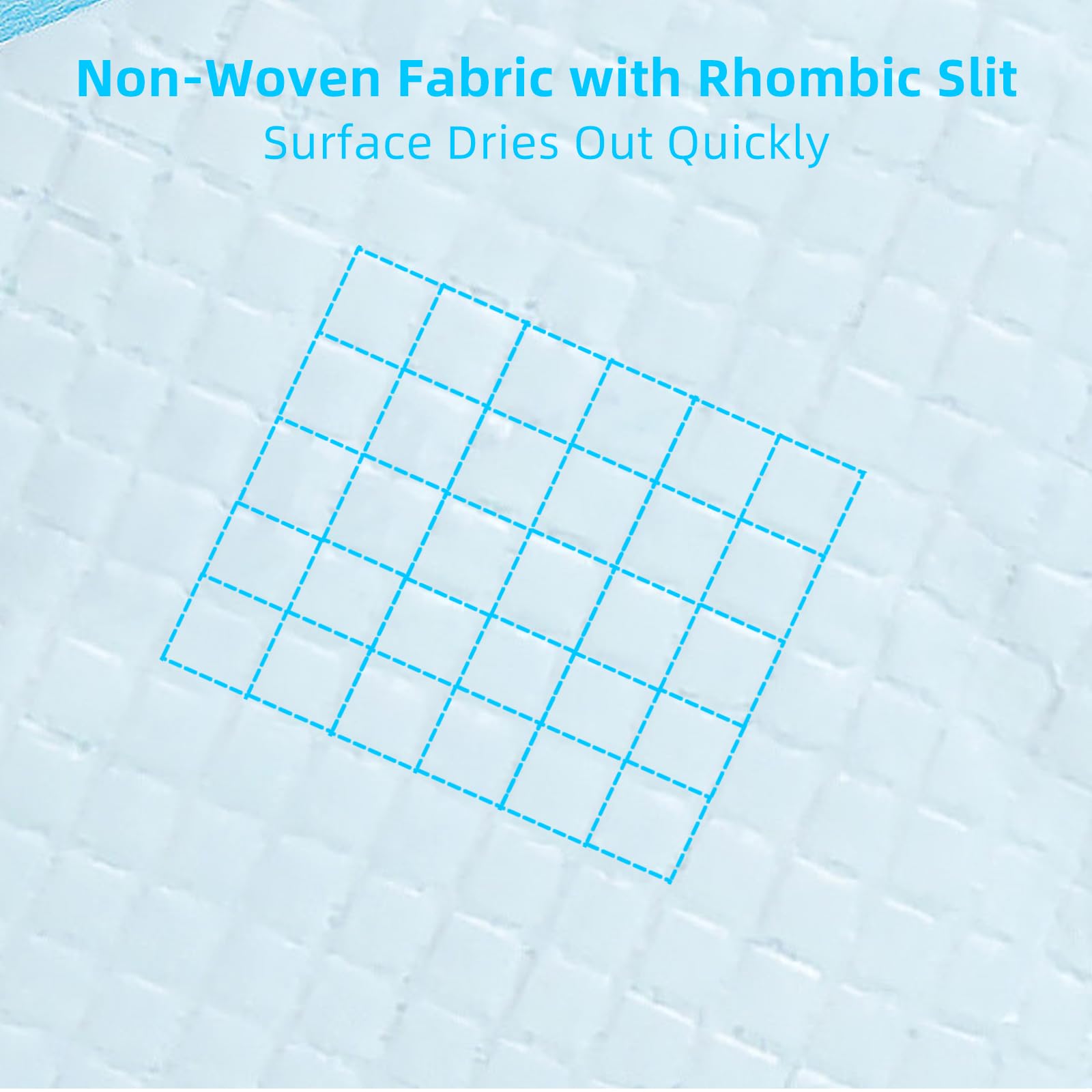 Fluffydream Super Absorbent Waterproof Dog And Puppy Pet Training Pad, Housebreaking Pet Pad,Blue (28''X44''(100Pcs))